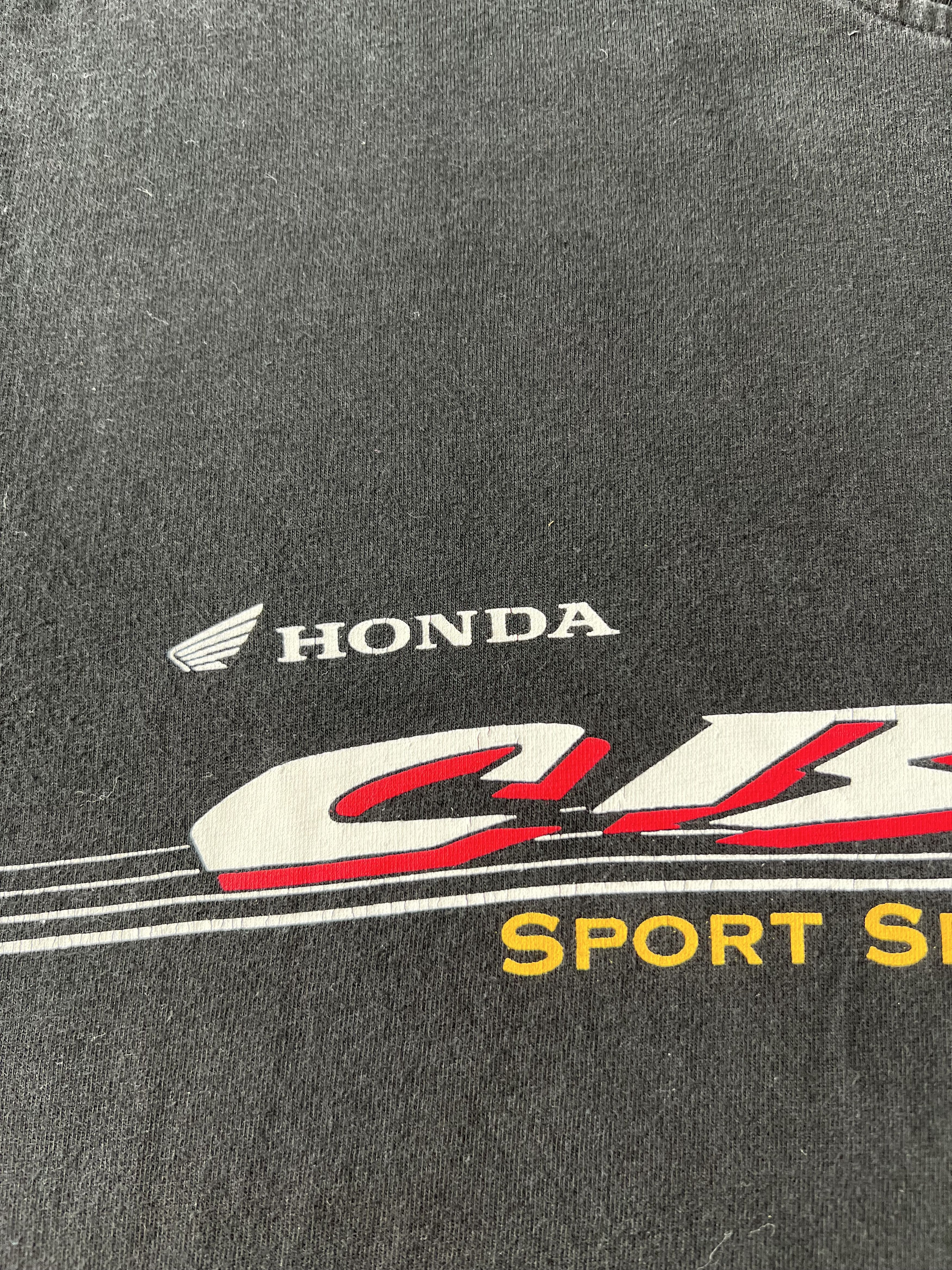 Honda Vintage 2000s Honda CBR 150 R Moto Bike Racing Promo T-shirt Size US L / EU 52-54 / 3 - 6 Thumbnail