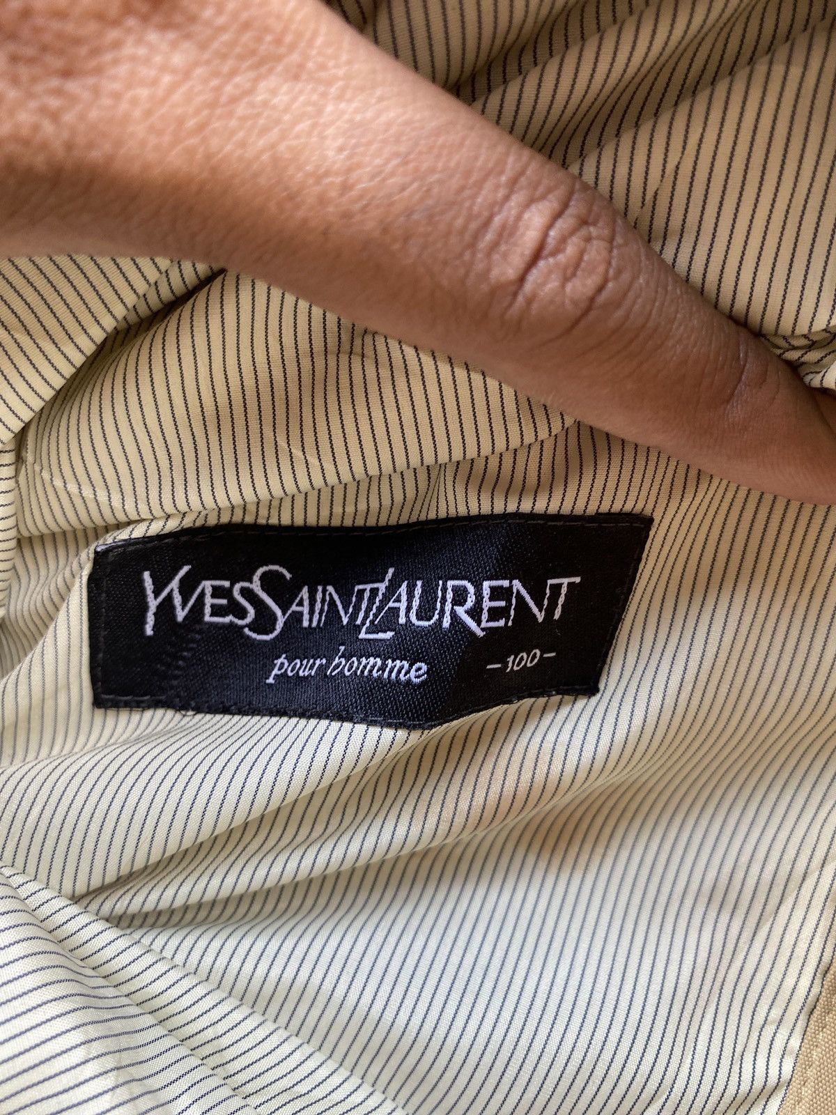 Saint Laurent Paris YSL Big Logo Jacket Size US L / EU 52-54 / 3 - 8 Thumbnail