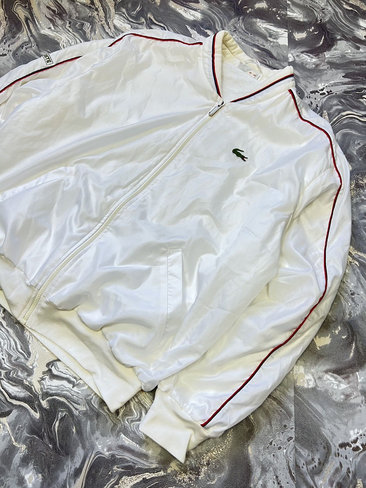Lacoste × Vintage Mens Vintage Lacoste Track Jacket Olympic crazy y2k rare Size US L / EU 52-54 / 3 - 4 Thumbnail