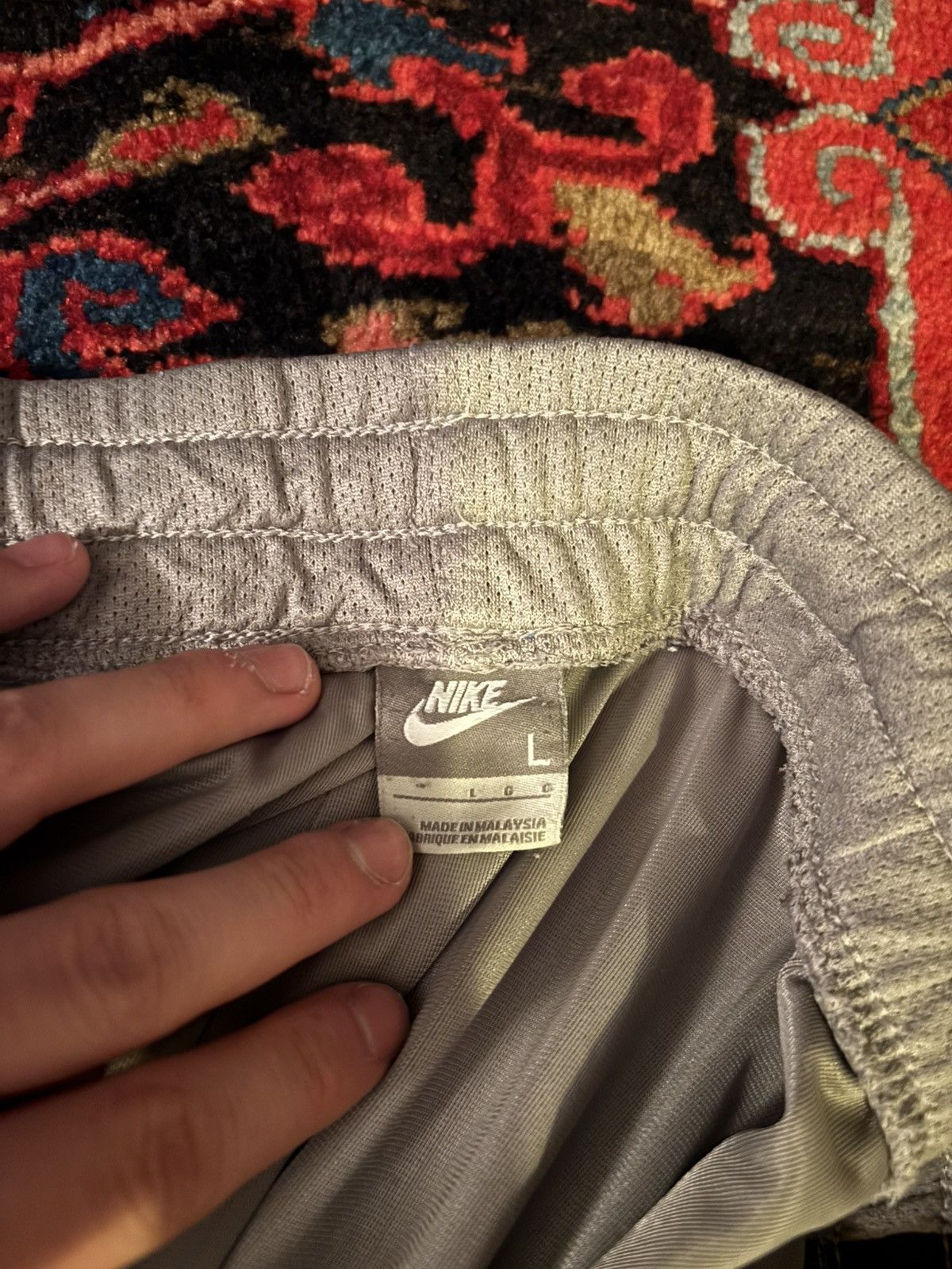 Nike × Vintage RARE 90's Nike Track Sweatpants Size US 34 / EU 50 - 4 Thumbnail