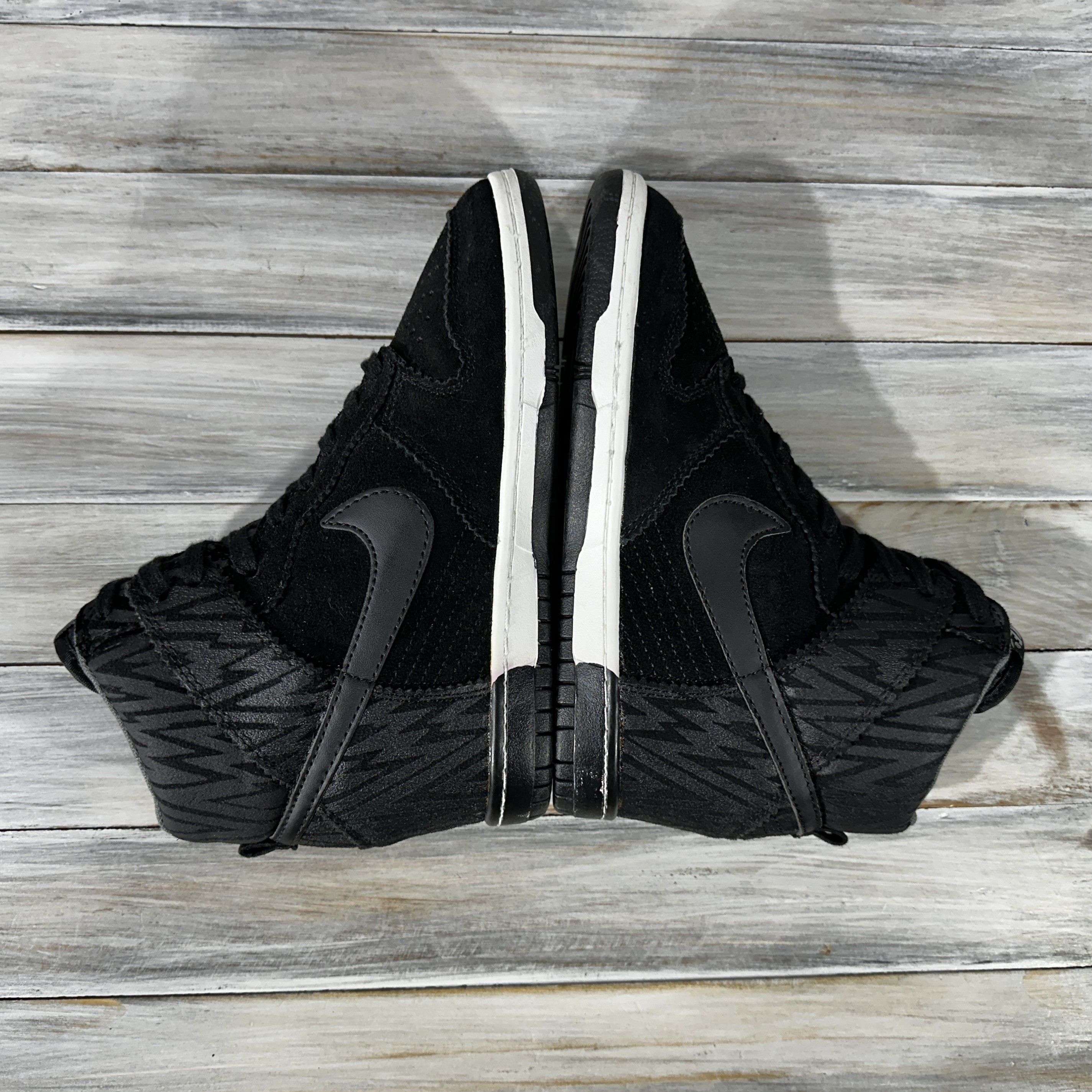 Nike Nike Dunk Sky Hi Wedge Women's Sneakers Black Sport Swoosh Size US 7 / IT 37 - 19 Thumbnail