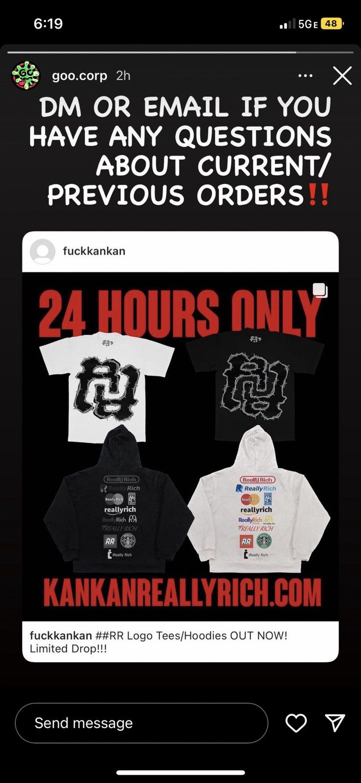 Other Kankan 2022 24hr drop Size US XL / EU 56 / 4 - 3 Thumbnail