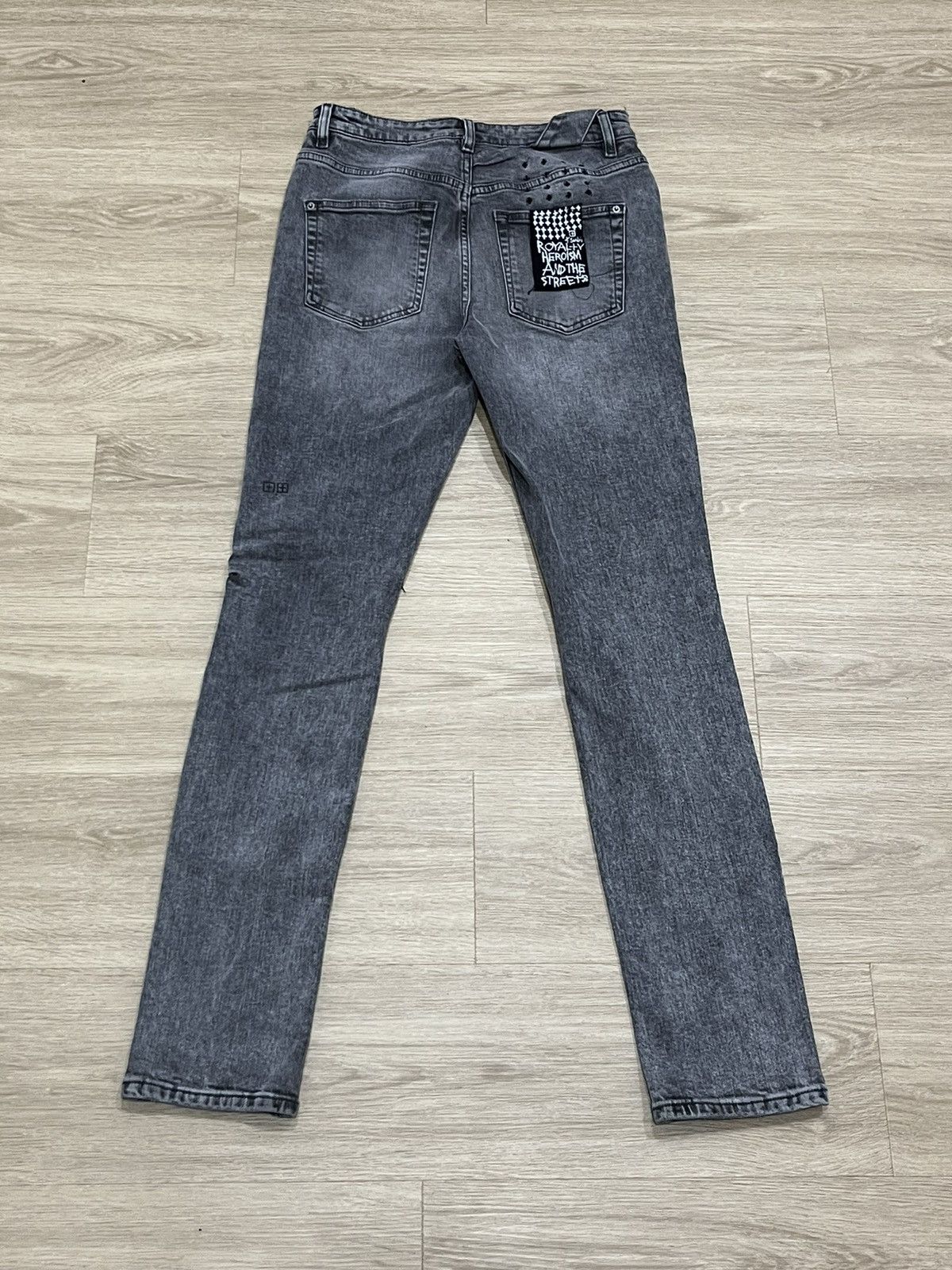 Ksubi Ksubi Jeans Chitch Black Washed Denim Jeans Distressed 29x32 Size US 29 - 8 Thumbnail