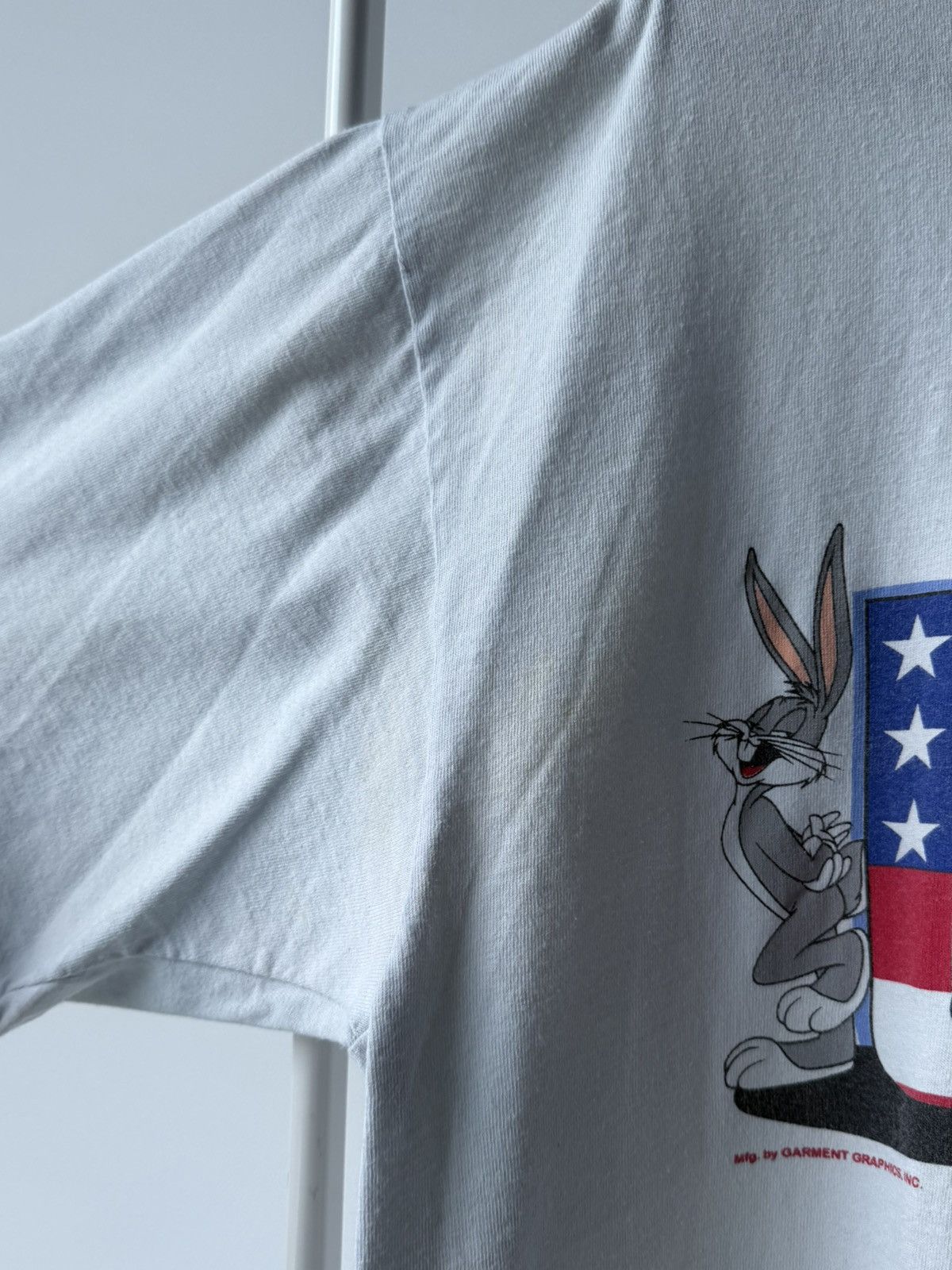 Cartoon Network Vintage 90s Looney Tunes USA Taz Bugs Bunny T-Shirt Tee Size US XL / EU 56 / 4 - 10 Thumbnail