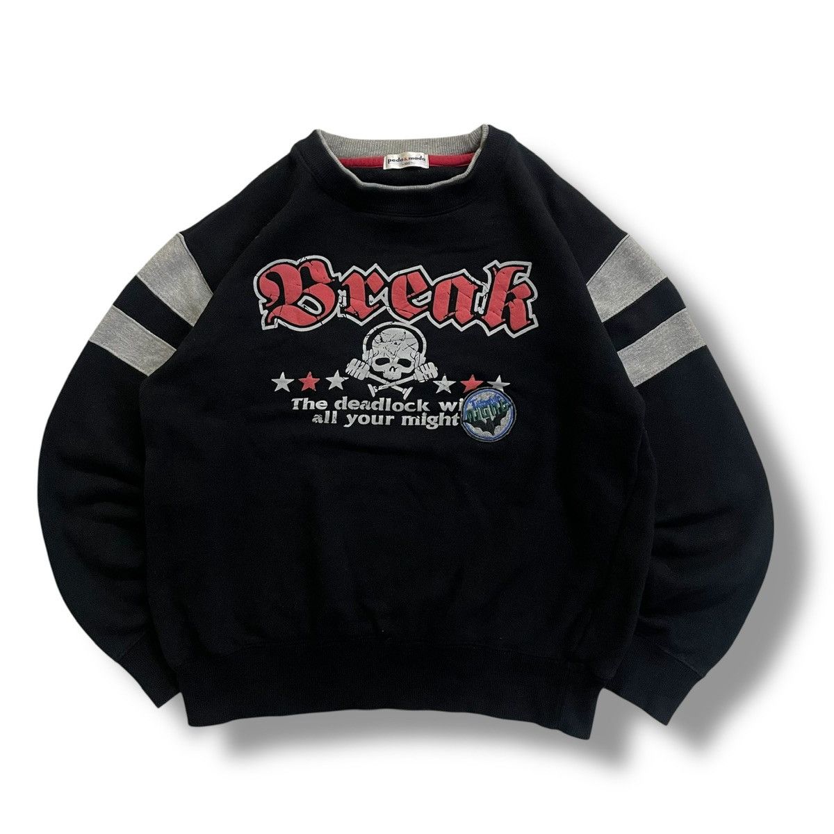 If Six Was Nine Vintage Y2€ Design Break Skull Skeleton Size US S / EU 44-46 / 1 - 1 Thumbnail