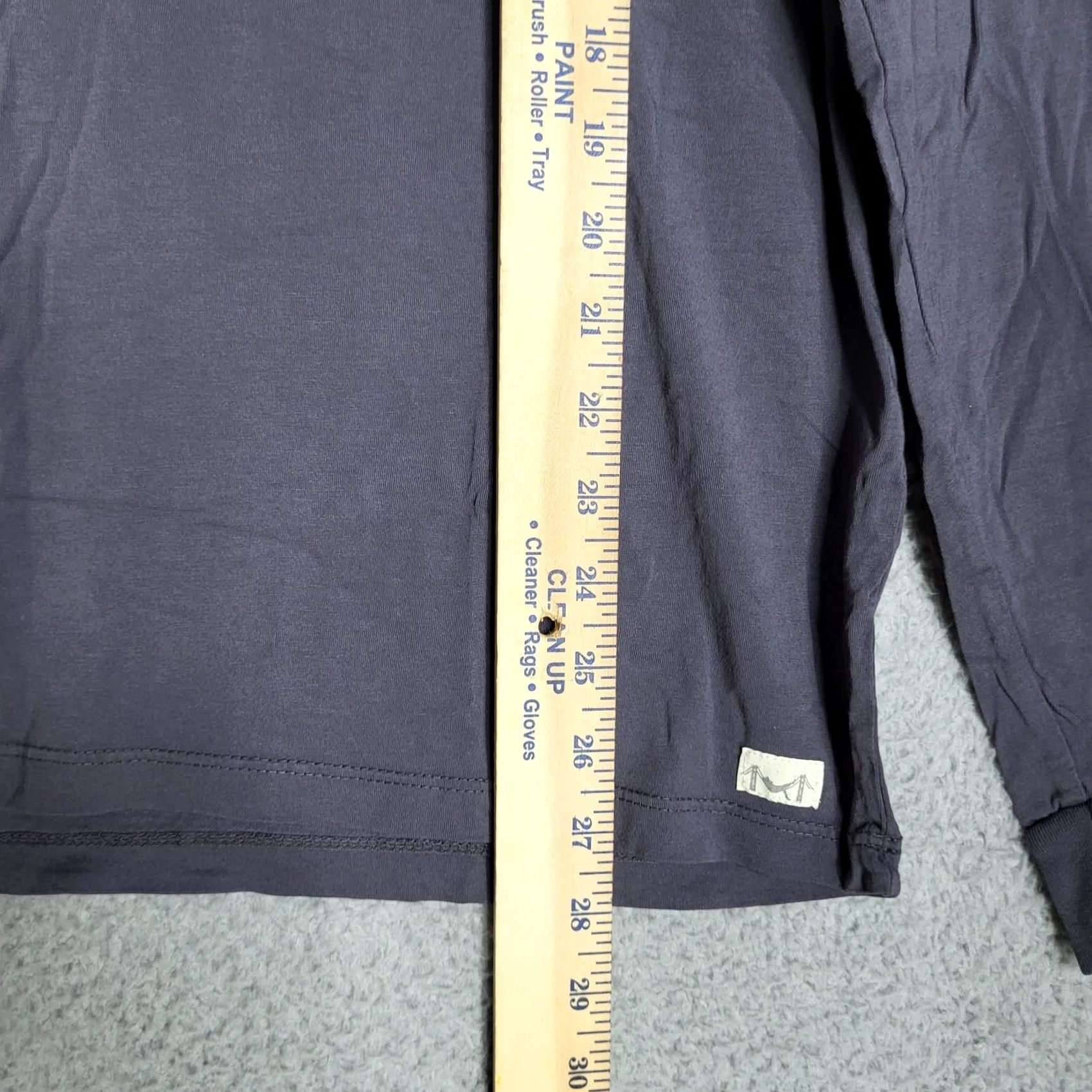 Marine Layer Marine Layer T-Shirt Gray Long Sleeve Crew Neck Men M Regular Cotton Jersey Logo Vintage No Size US M / EU 48-50 / 2 - 3 Thumbnail
