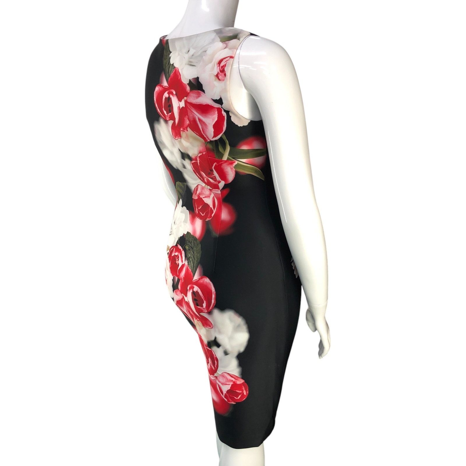 Calvin Klein Calvin Klein Size 10 Dress Scuba Roses Sleeveless Career Size L / US 10 / IT 46 - 8 Thumbnail