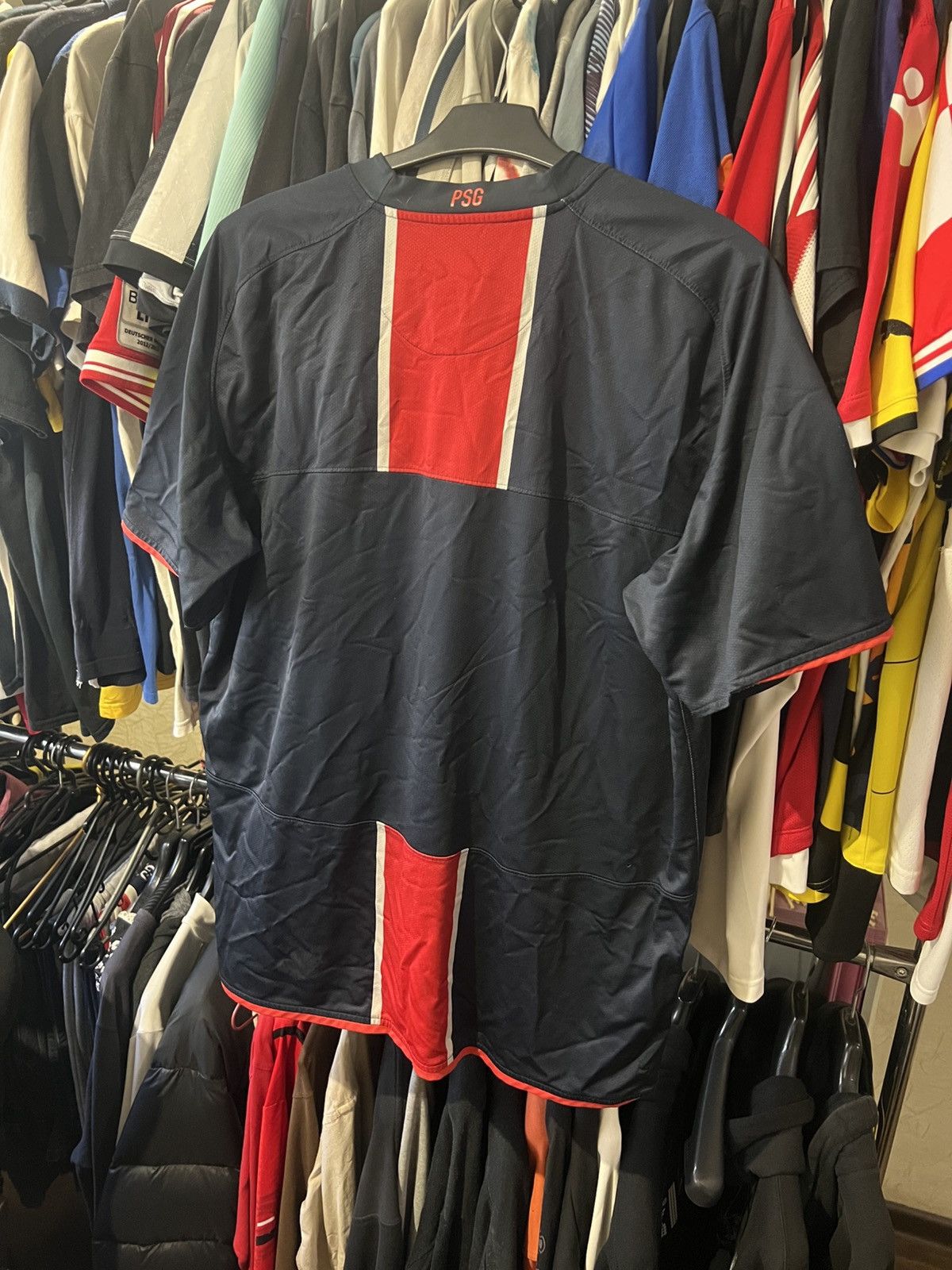 Nike × Vintage 2007/2008 VINTAGE NIKE PSG PARIS SAINT GERMAN HOME FOOTBALL Size US XL / EU 56 / 4 - 2 Thumbnail