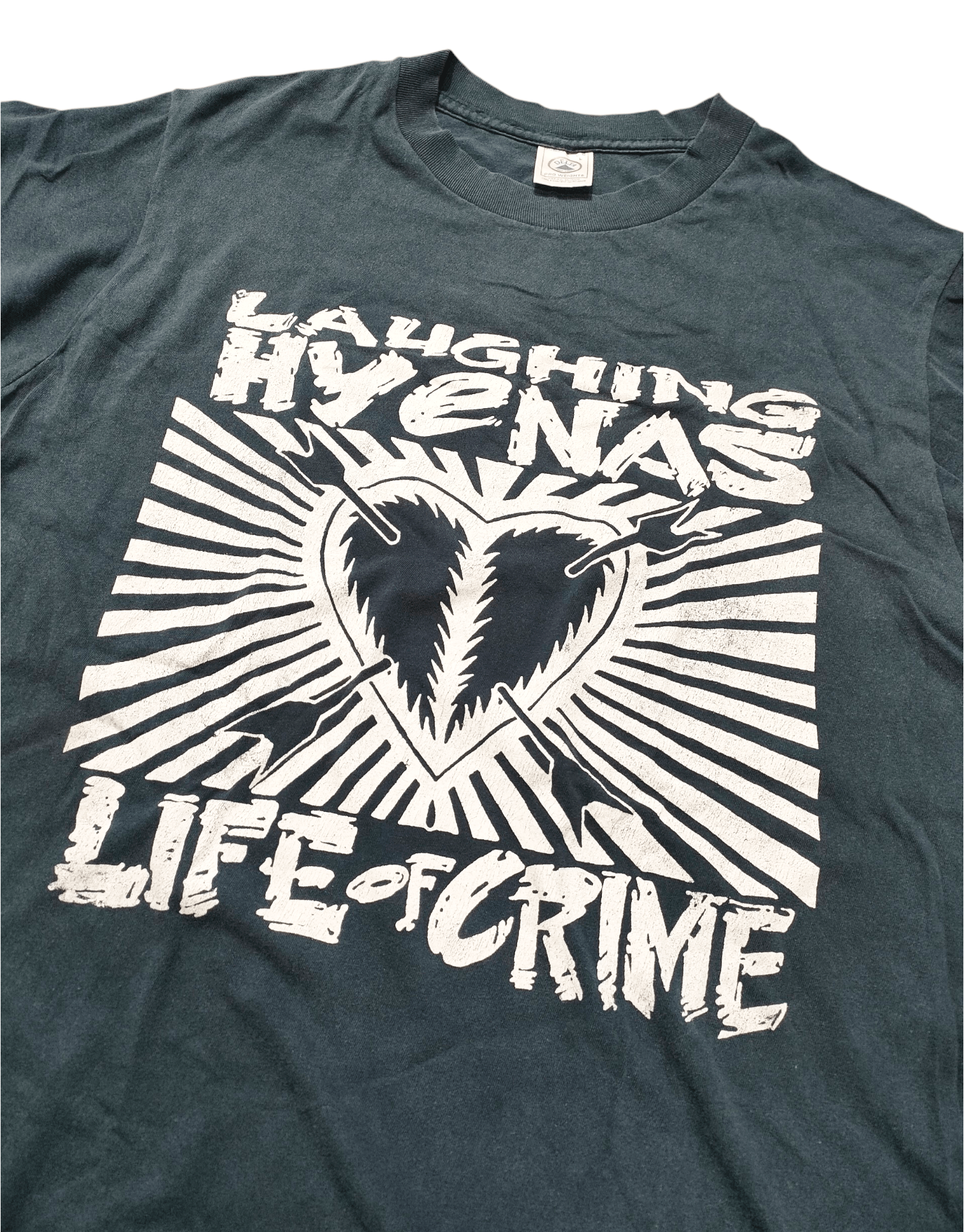 Band Tees 90s LAUGHING HYENAS "Life Of Cryme" Vintage Band Tee Grunge Size US L / EU 52-54 / 3 - 1 Thumbnail
