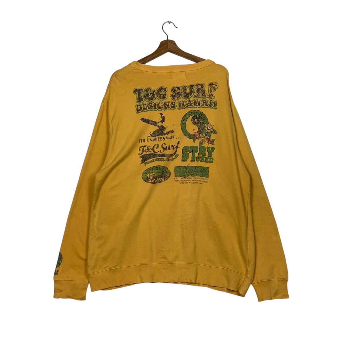Japanese Brand Town And Country Surf Hawaii Crewneck Sweatshirt Size US XL / EU 56 / 4 - 7 Thumbnail