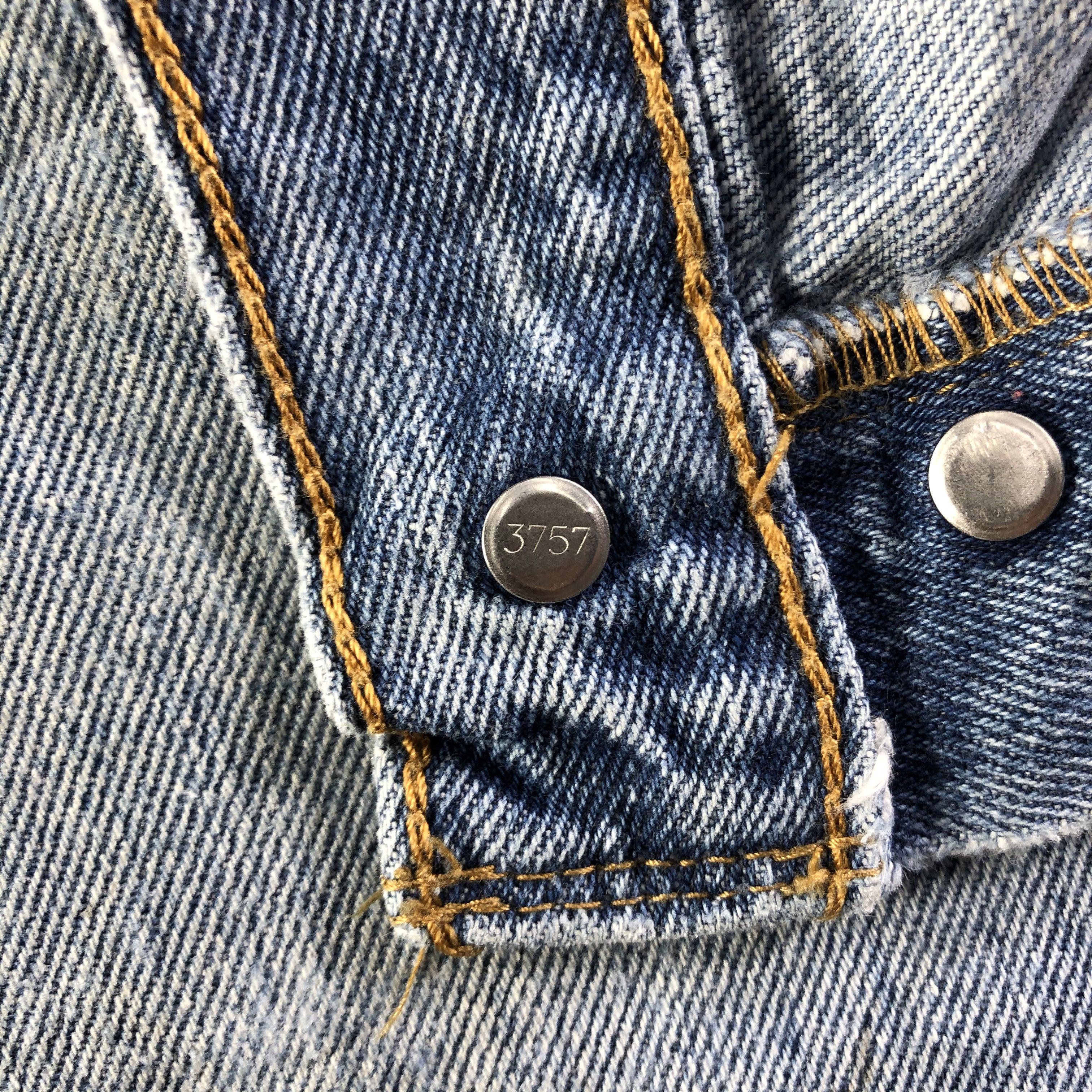 Levi's × Vintage Vintage Blue Wash Levis 501 Jeans-J4177 Size 35" - 6 Thumbnail