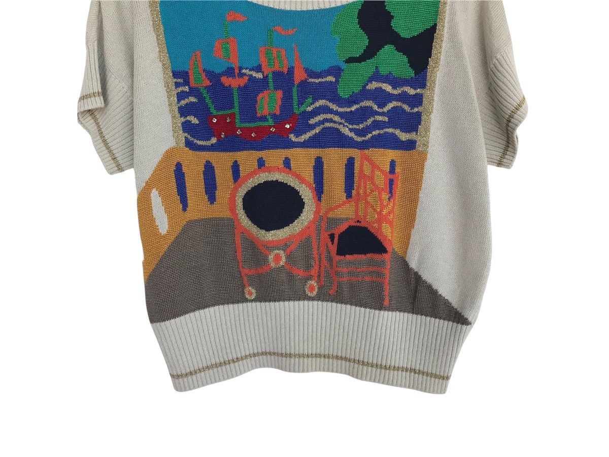 Japanese Brand Vintage SAINT JOIE art knitted sweater Size US M / EU 48-50 / 2 - 3 Thumbnail