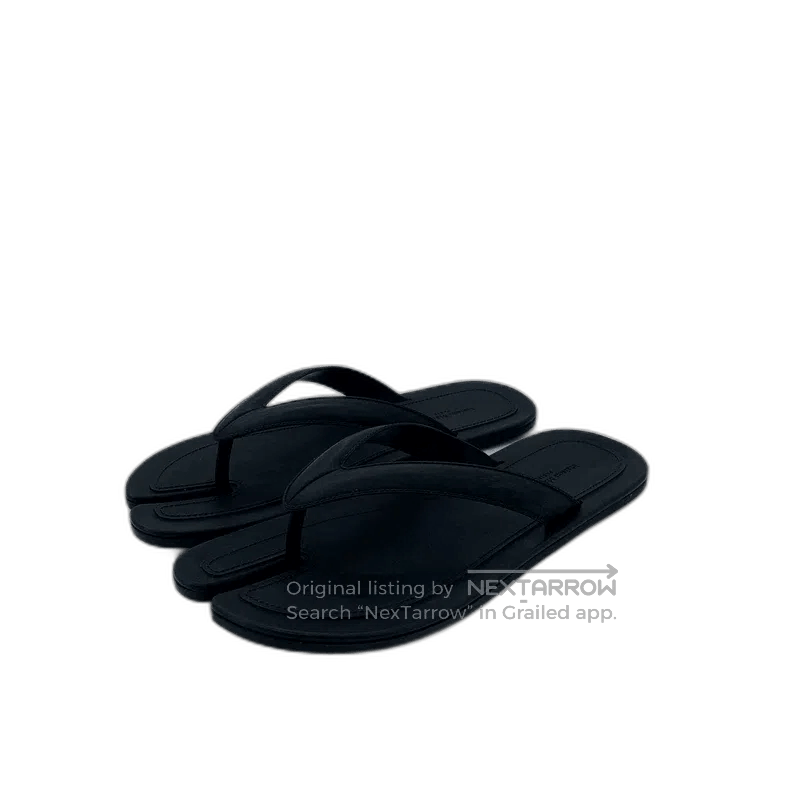 Maison Margiela Maison Margiela Black Flip Flops. Size US 9.5 / EU 42-43 - 1 Thumbnail