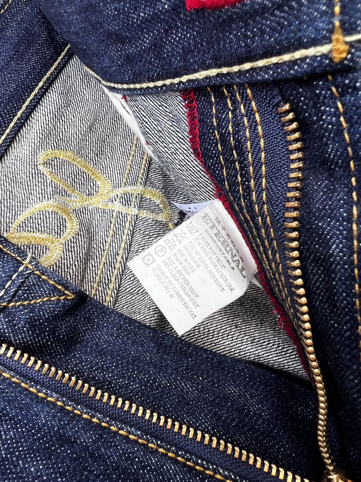 Eternal × Japanese Brand Eternal Japan Sukajan Dragon Tiger Denim Size US 37 - 11 Thumbnail
