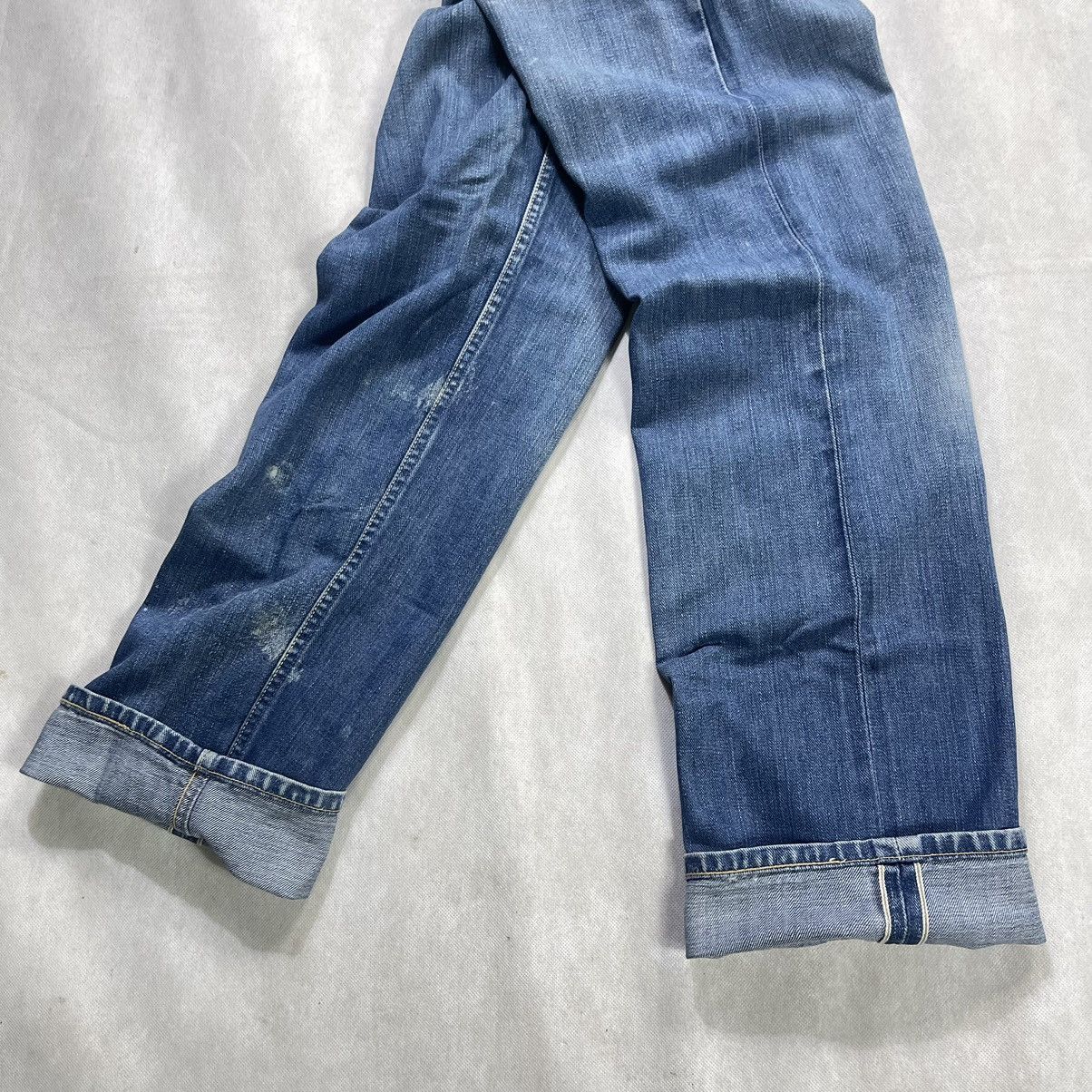 Vintage × Wrangler Vintage Wrangler Blue Bell Patina Fades Selvedge Jeans Size US 29 - 14 Thumbnail