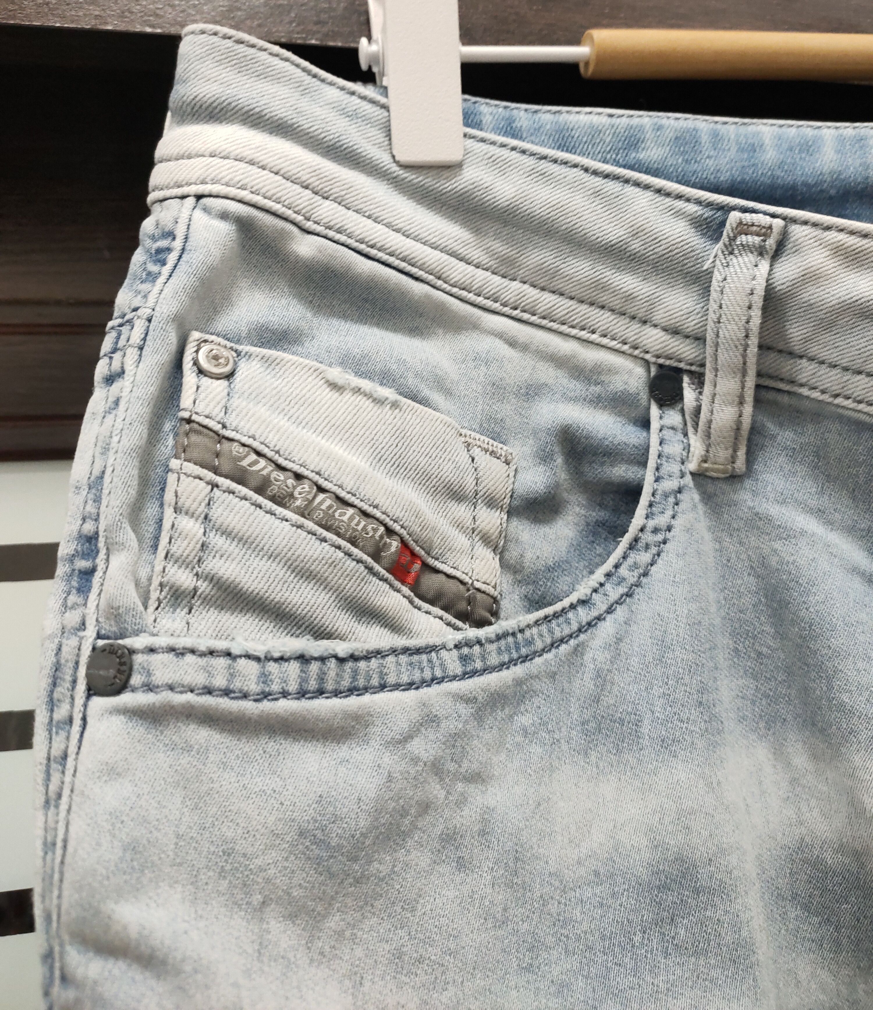 Diesel 💥Diesel Industry Denim + Sweatpants💥 Size US 35 - 10 Thumbnail