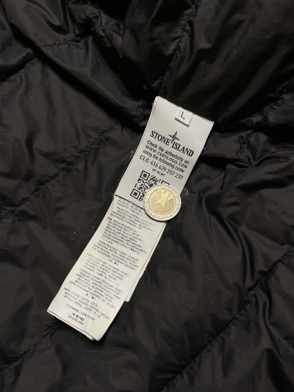 Stone Island Stone Island Ice Jacket Wool Blend Grey 2014 Size L Size US L / EU 52-54 / 3 - 10 Thumbnail