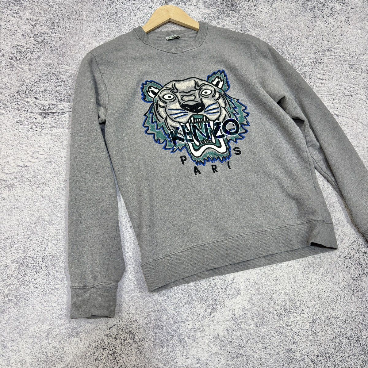 Kenzo Kenzo Mens Cotton Sweatshirt Embroidered Logo L size Size US L / EU 52-54 / 3 - 2 Thumbnail