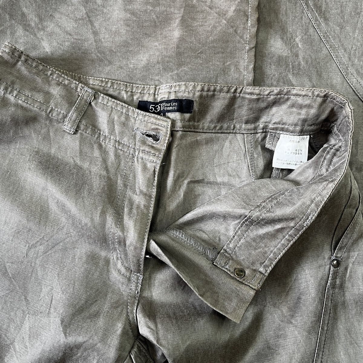 5351 POUR LES HOMMES Flared 5351 Pour Les Femmes Boot Cut Pants Size US 29 - 12 Thumbnail