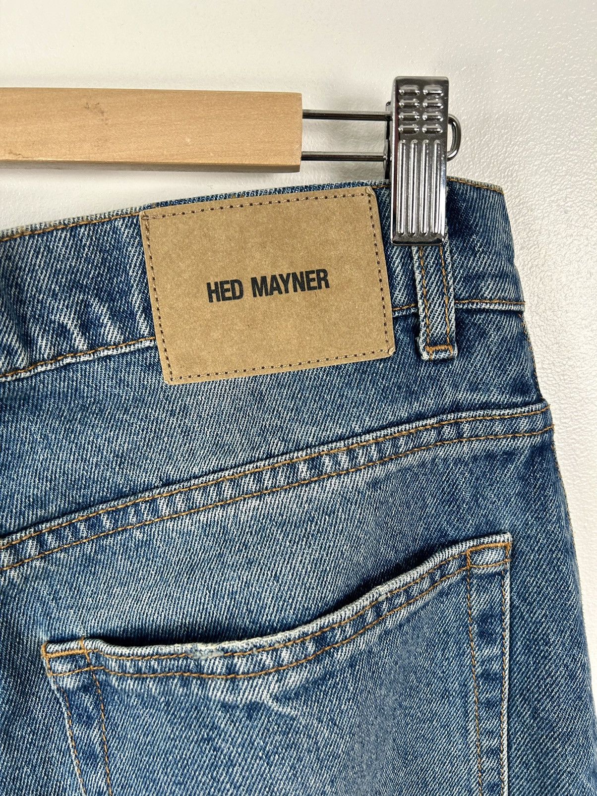 Hed Mayner HED MAYNER SS24 STRAIGHT LEG BLUE JEANS Size US 30 / EU 46 - 6 Thumbnail