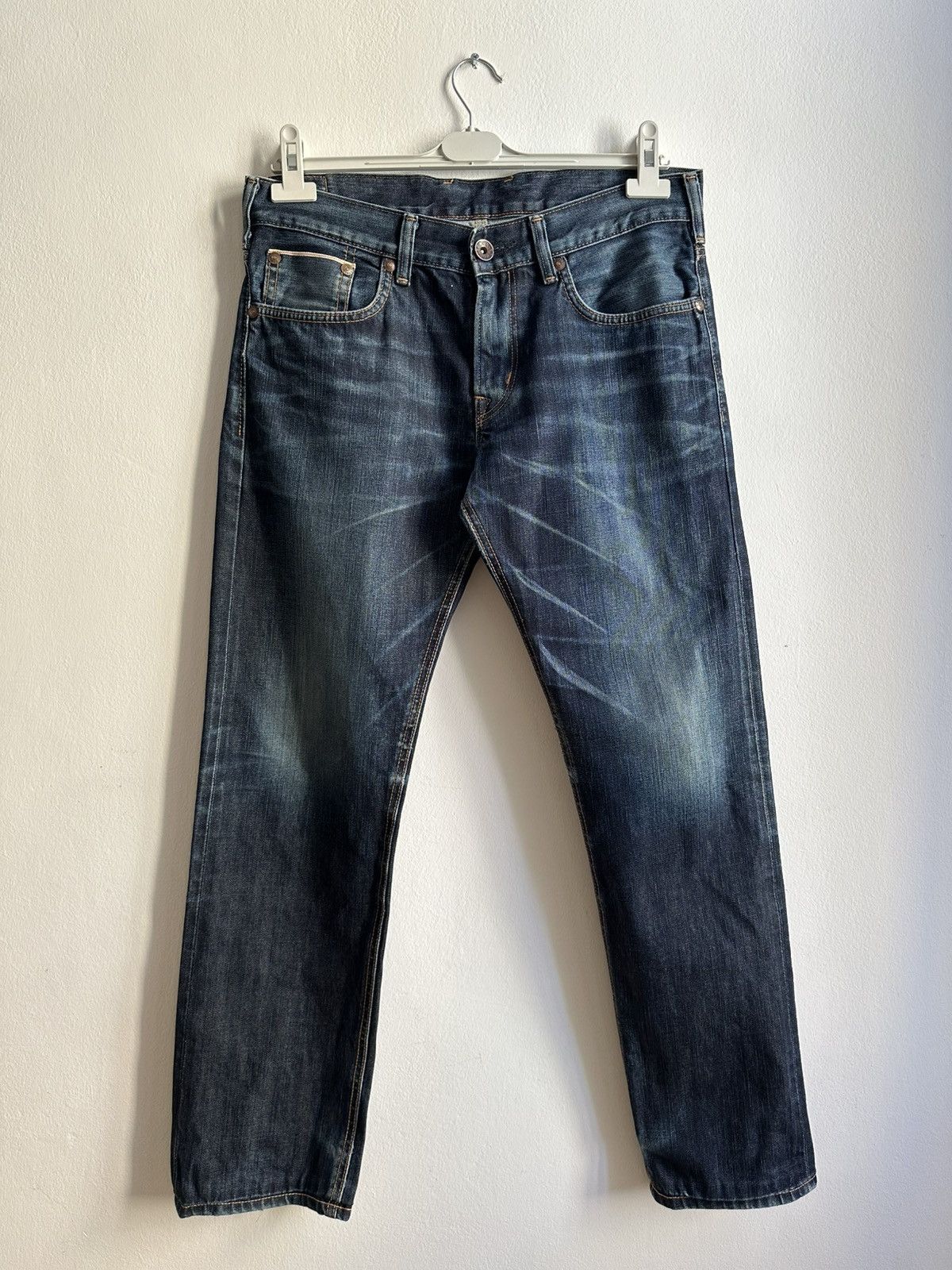Edwin Edwin SK505 Made in Japan Faded Selvage Denim Pants Size US 32 / EU 48 - 6 Thumbnail