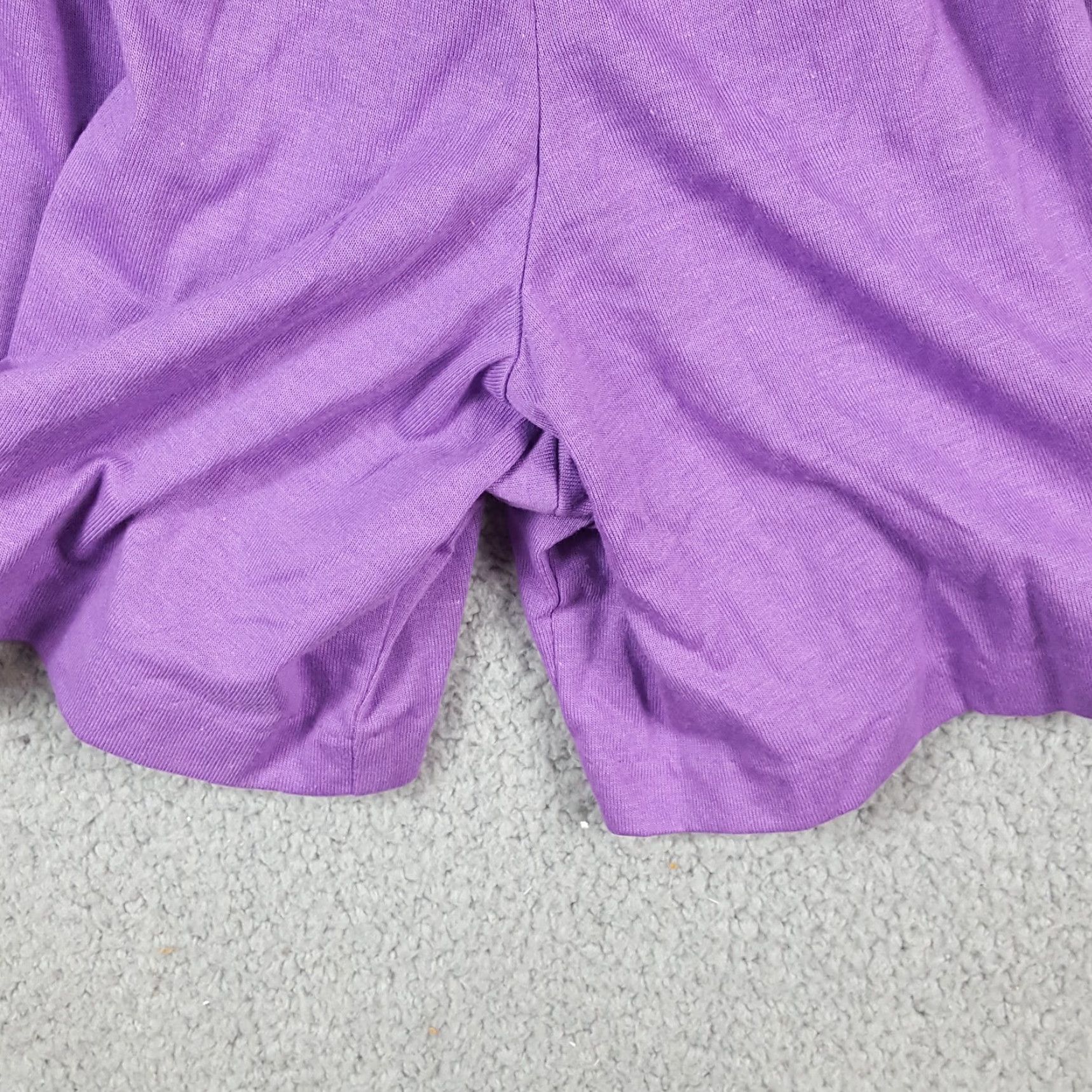 Etro VINTAGE Over The Rainbow Purple Paper Bag Shorts Women M Relaxed Stretch Waist 80s 90s Retro Bohemian Casual Summer Holiday Size 32" / US 10 / IT 46 - 4 Thumbnail