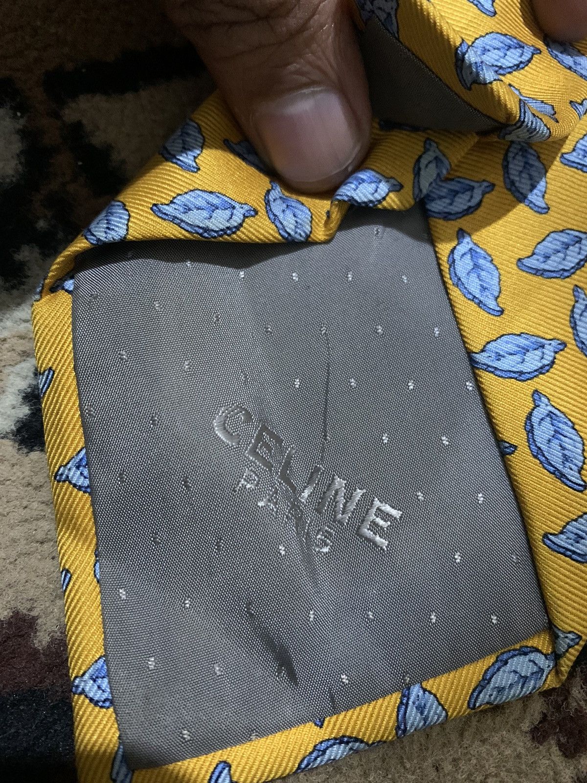 Celine Vintage Ties Celine Monogram Leaf Size ONE SIZE - 4 Thumbnail