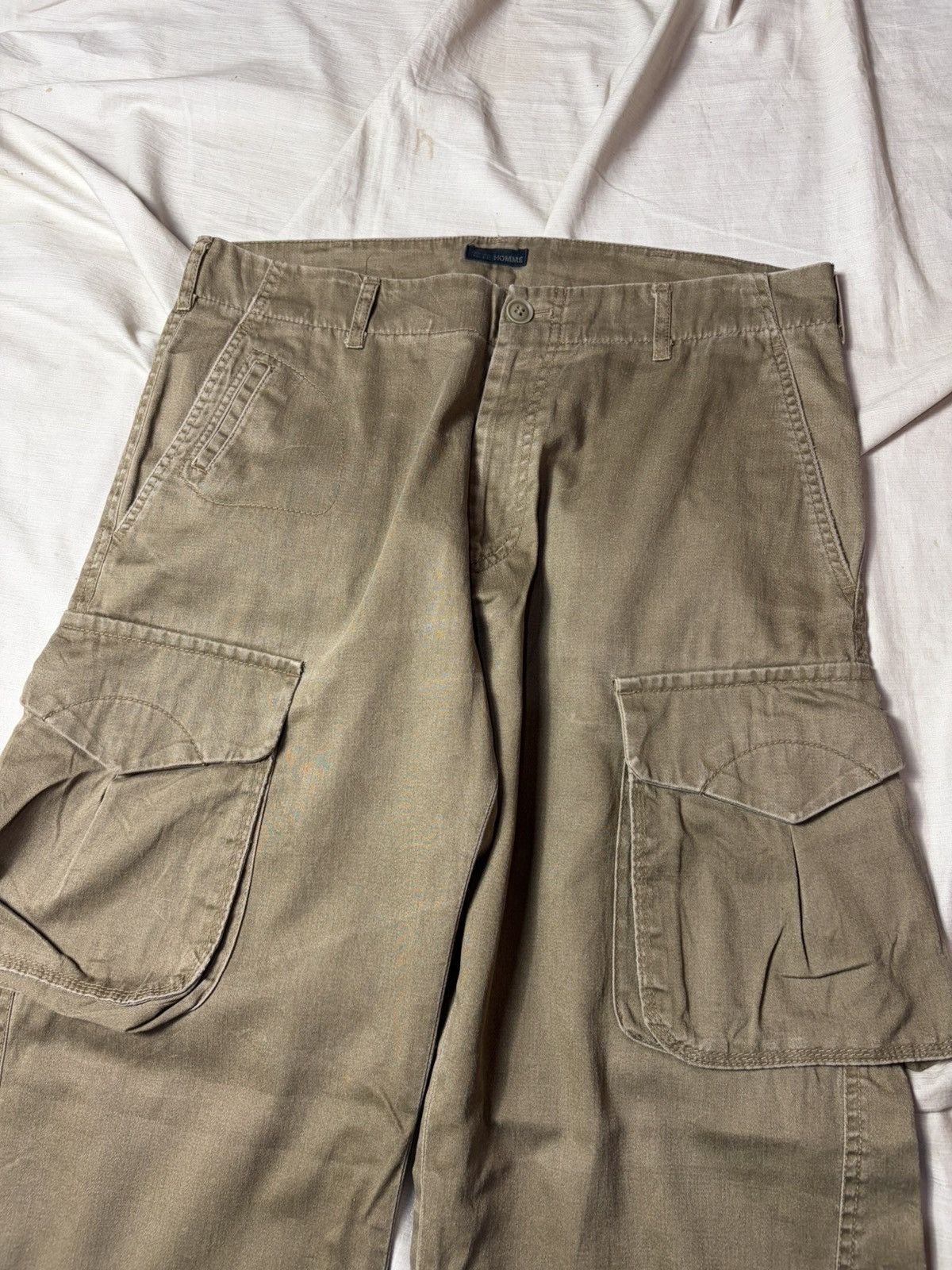 Issey Miyake Tete Homme Big Cargo Pants Size US 32 / EU 48 - 2 Thumbnail