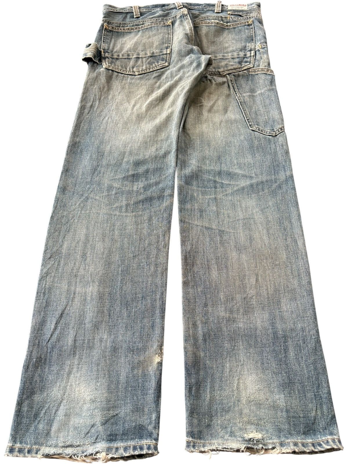 Carhartt Vintage 90s Oxen Workwear Carpenter Double Knee Baggy Jeans Size US 34 / EU 50 - 2 Thumbnail