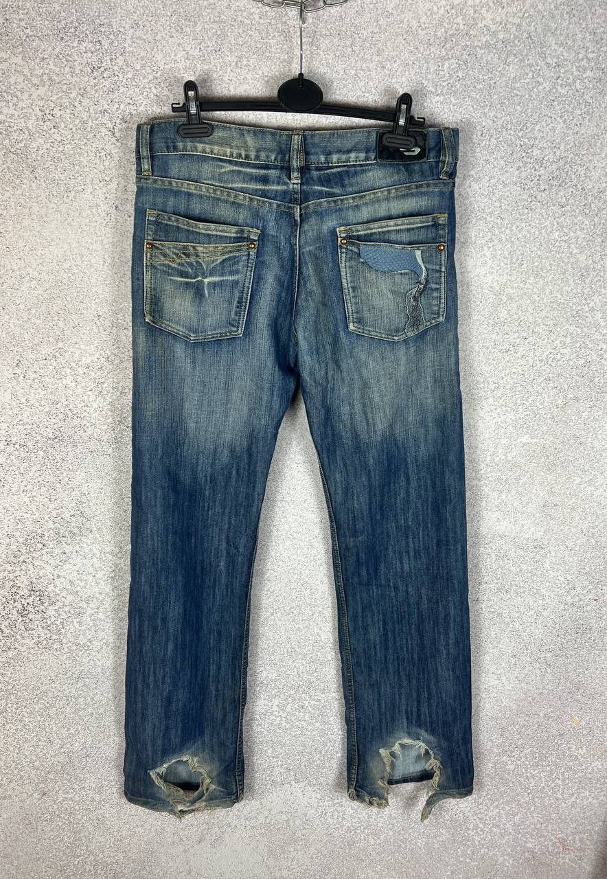 Diesel Vintage Diesel Embroidered Logo Distressed Faded Jeans Y2k Size US 32 / EU 48 - 1 Thumbnail