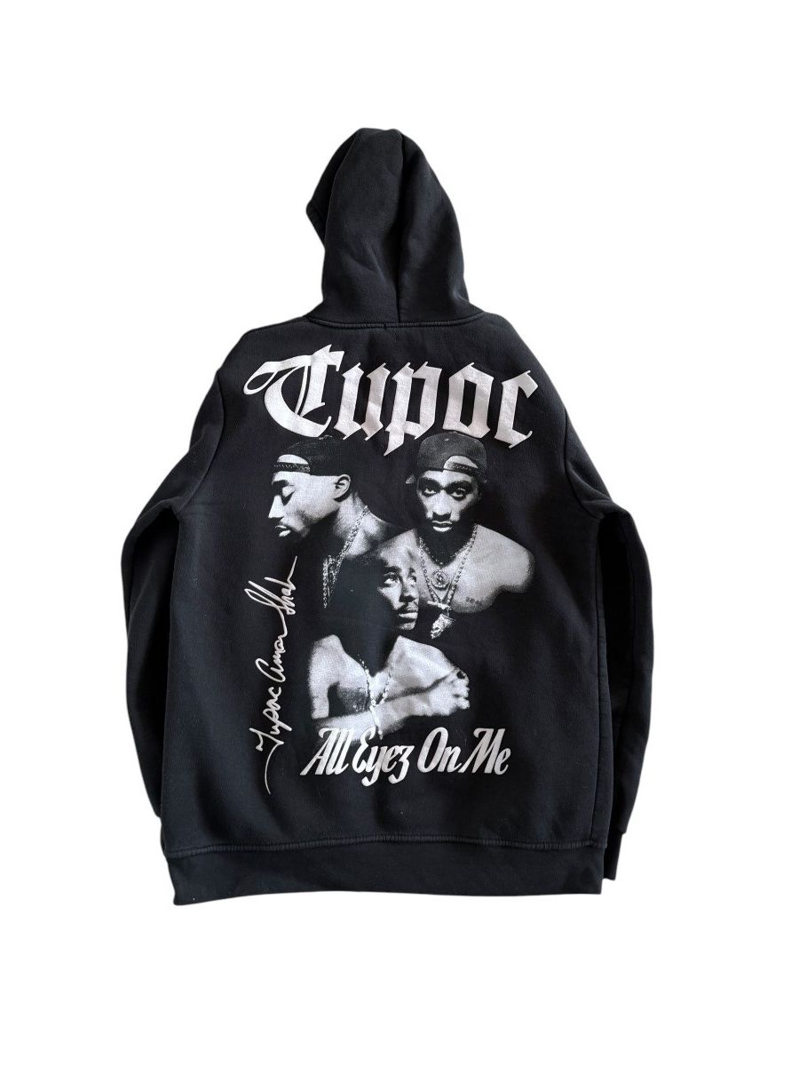 Vintage Tupac Hoodie Rap 2Pac Large Size US L / EU 52-54 / 3 - 2 Thumbnail