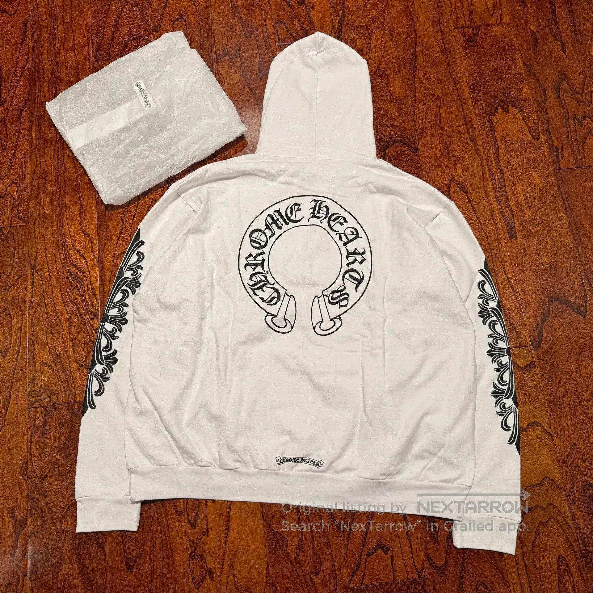Chrome Hearts chrome hearts white hooded sweatshirt XXL. Size US XXL / EU 58 / 5 - 1 Thumbnail