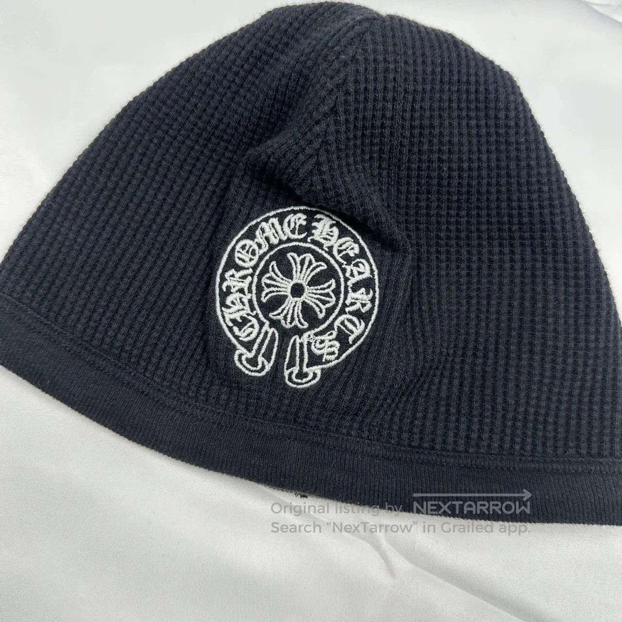 Chrome Hearts chrome hearts black waffle logo beanie. Size ONE SIZE - 2 Thumbnail