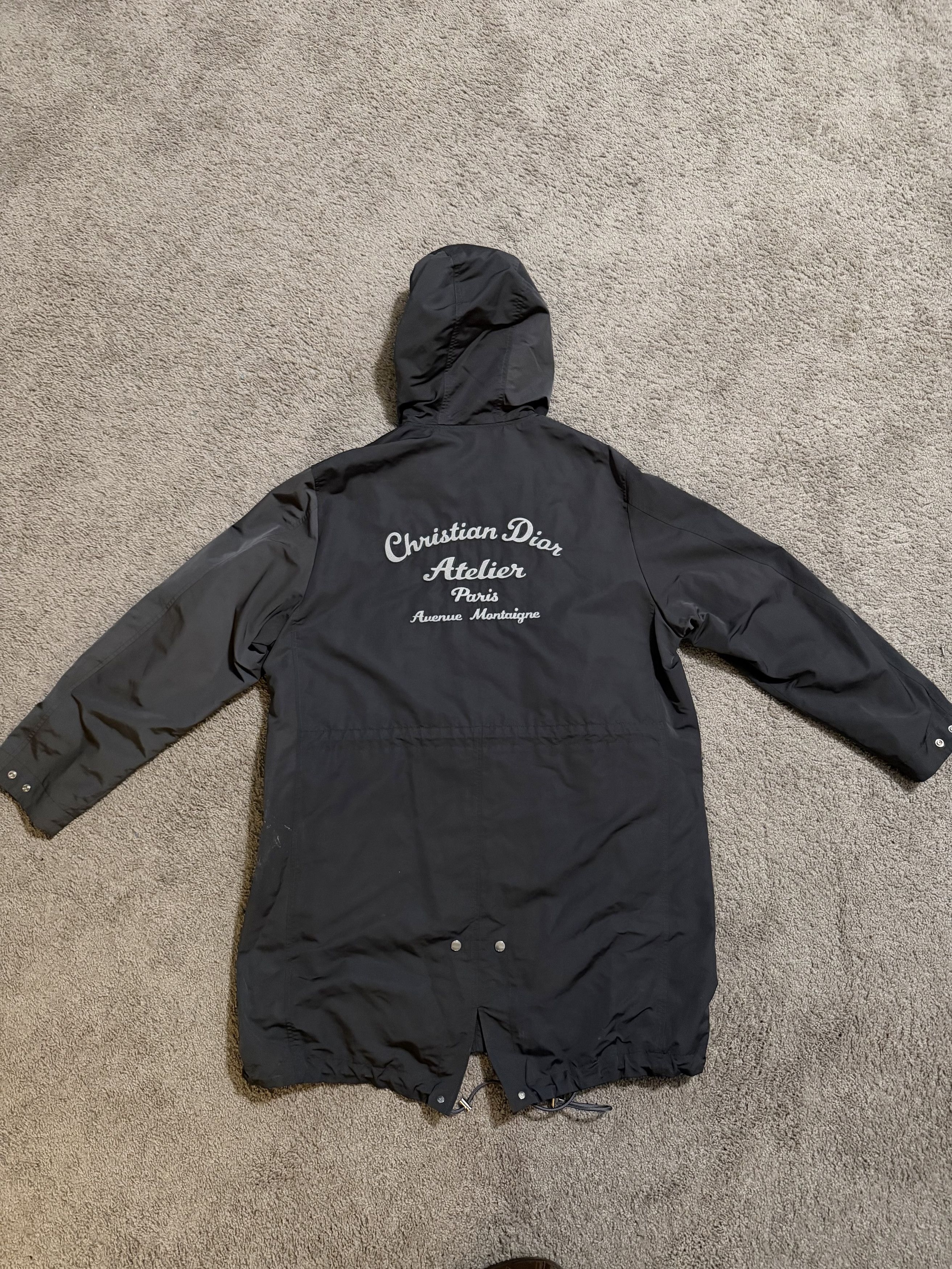 Dior Dior home atelier back logo hooded parka Size US M / EU 48-50 / 2 - 2 Thumbnail