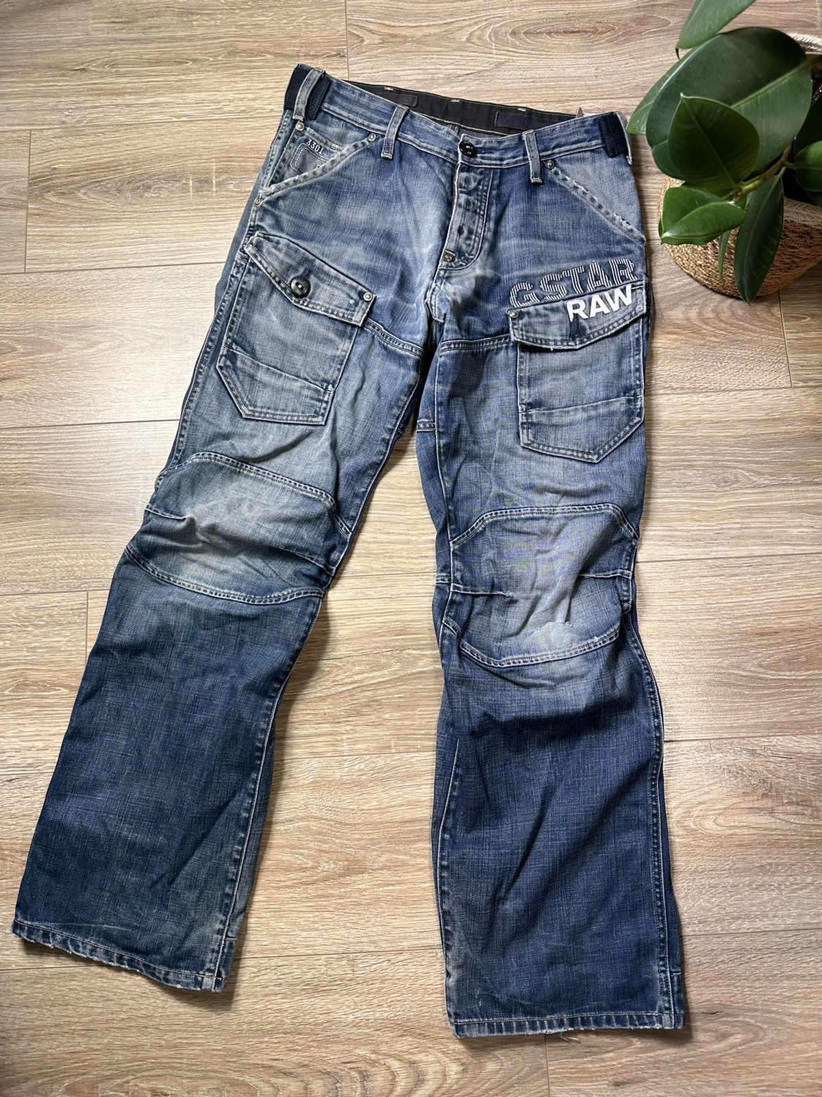 G-Star × Vintage Vintage G Star Raw S.C. Army Elwood Cargo Pants