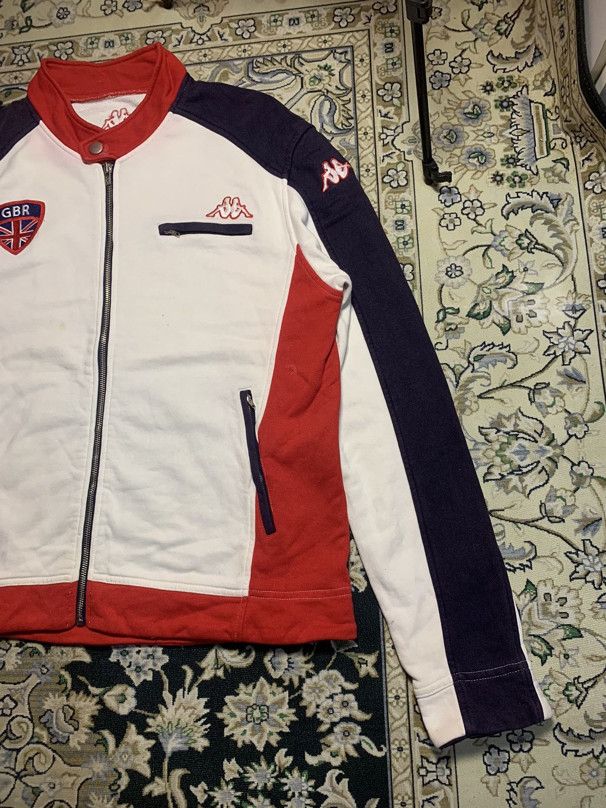 Japanese Brand OG Y2K KAPPA GREAT BRITAIN BIKER JACKET RARE Size US M / EU 48-50 / 2 - 4 Thumbnail