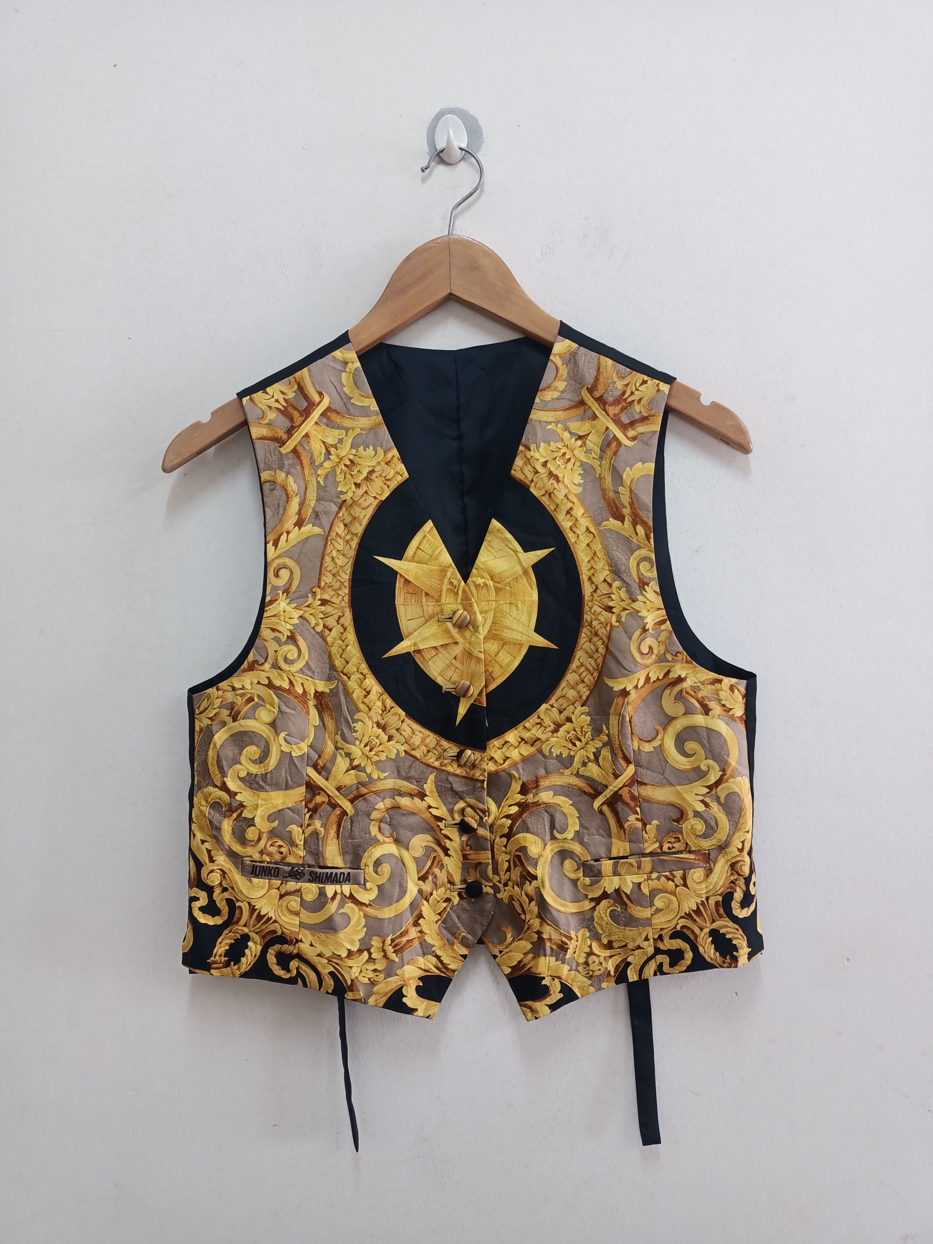 Junko Shimada Vintage Rare Junko Shimada Boroque Vest luxury style Size S / US 4 / IT 40 - 1 Thumbnail