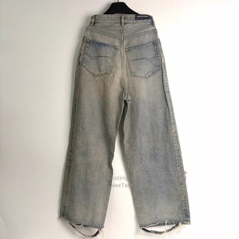 Balenciaga Balenciaga size XS Classic Straight Fit Denim Pants Size US 27 - 2 Thumbnail