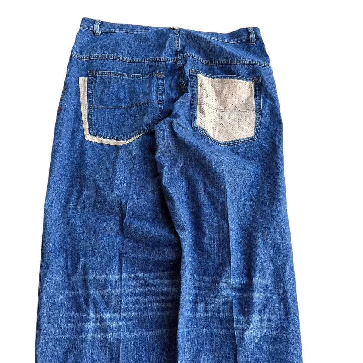 Fubu × Southpole 11” LEG OPENING HARD KNOCK JEANSWEAR Y2K WIDE LEG BAGGY JNCO Size US 40 / EU 56 - 3 Thumbnail