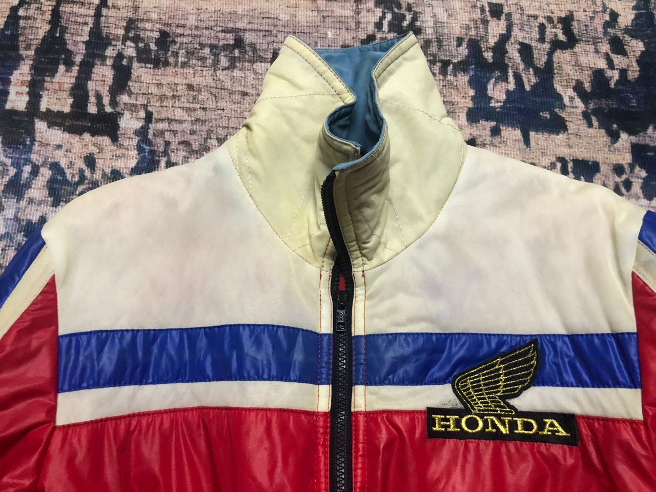 Honda Vintage 90s Honda Racing Team Puffer Jacket Size US M / EU 48-50 / 2 - 13 Thumbnail