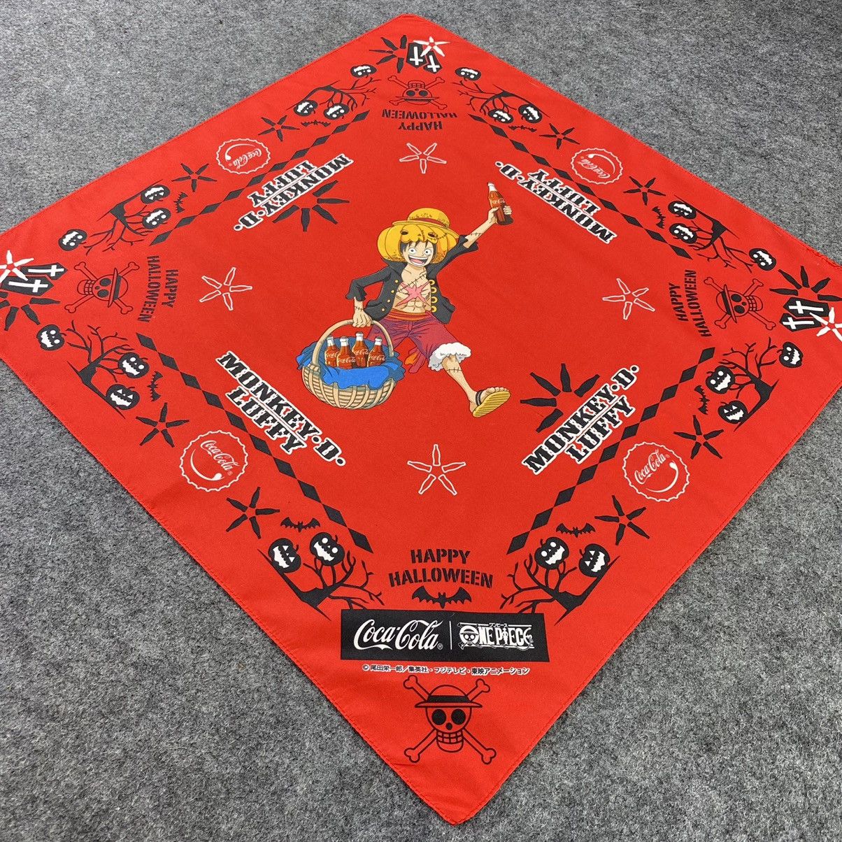 Anime × Coca Cola × One Piece ONE PIECE X COCA COLA bandana handkerchief neckerchief-B469 Size ONE SIZE - 4 Thumbnail