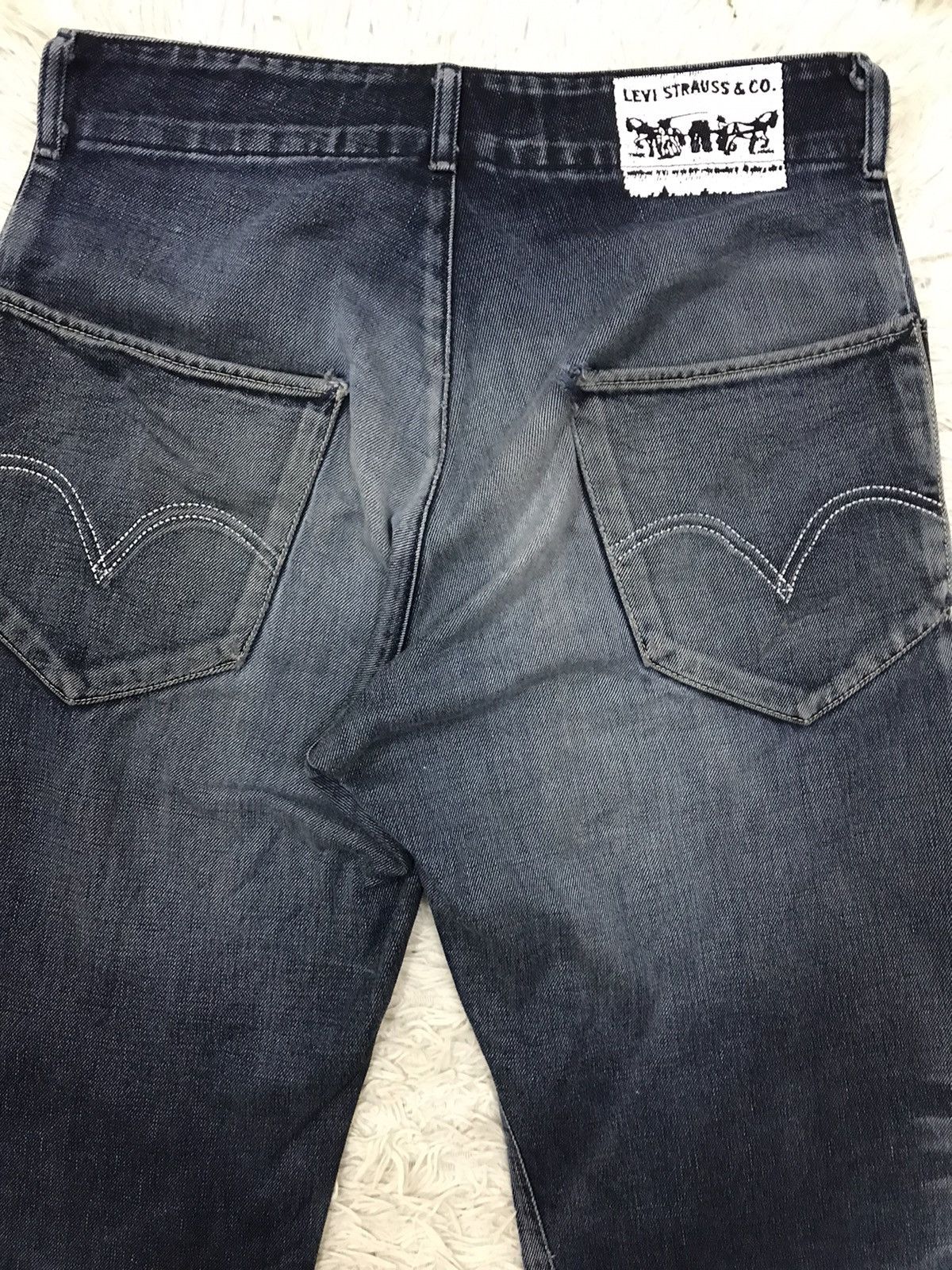 Levi's Vintage Clothing Vintage Levis N3BP Rubber Print Distressed Denim Jeans Size US 32 / EU 48 - 13 Thumbnail