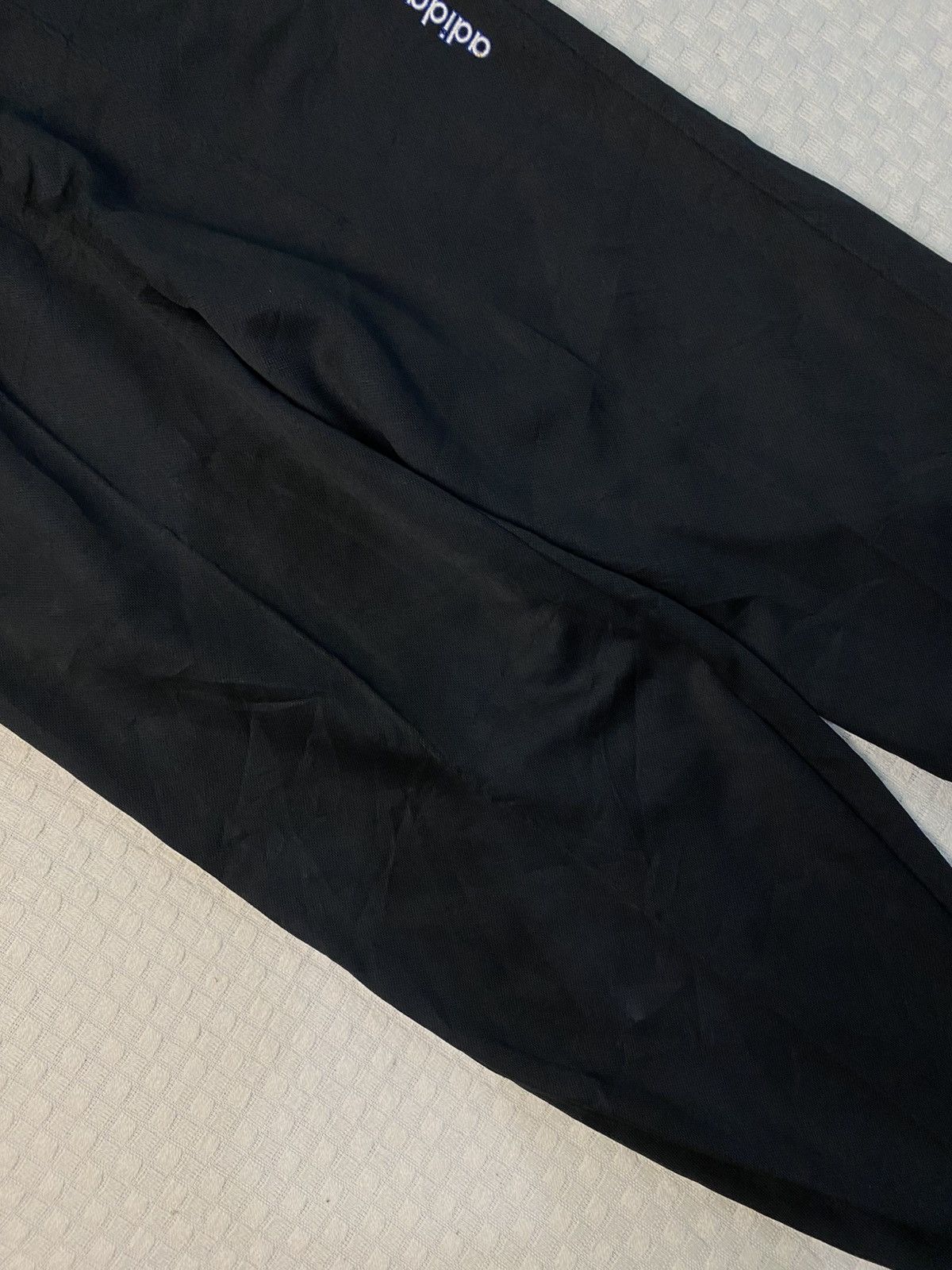 Adidas 💥Vintage ADIDAS 90S LONG TRACK PANTS BLACK Size US 28 / EU 44 - 4 Thumbnail