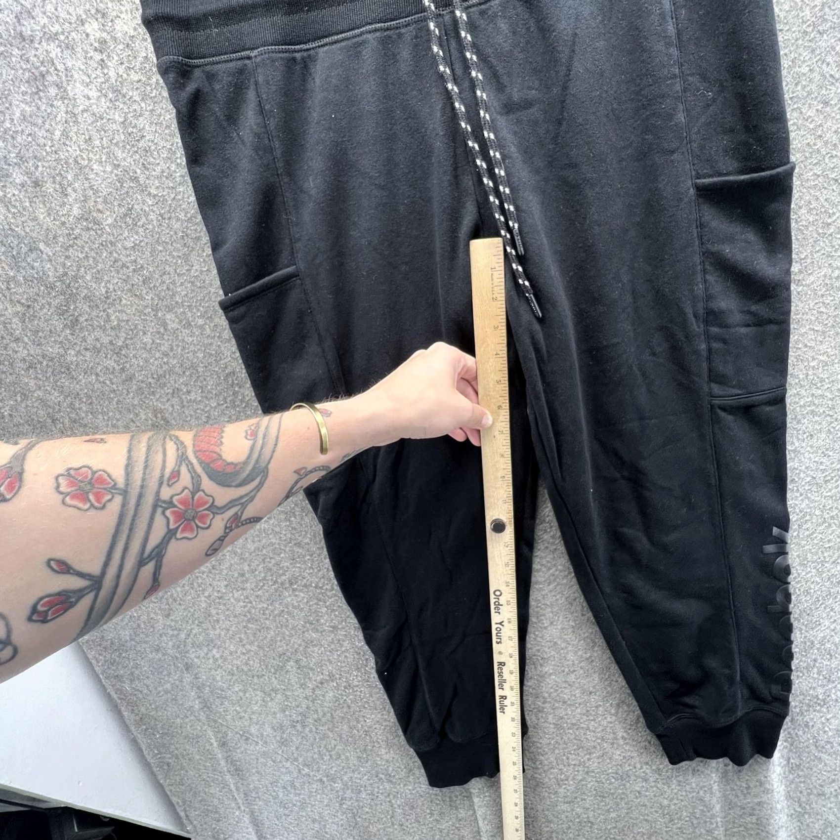 Reebok VINTAGE Reebok Jogger Sweatpants Mens XL Black Fleece Lounge Pants Athletic Casual Size US 36 / EU 52 - 4 Thumbnail