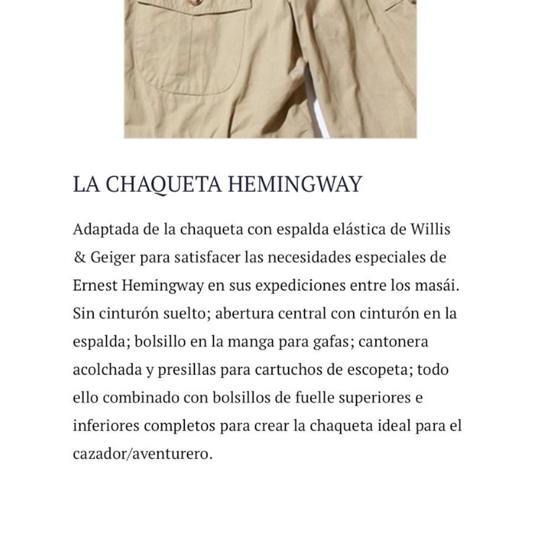 Willis & Geiger Willis & Geiger The Hemingway Bush Jacket Size 42 XL Size US XL / EU 56 / 4 - 8 Thumbnail