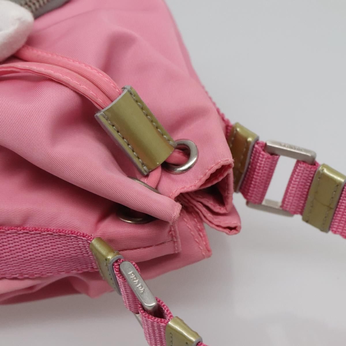 Prada PRADA Hand Bag Nylon Pink Silver Size ONE SIZE - 6 Thumbnail