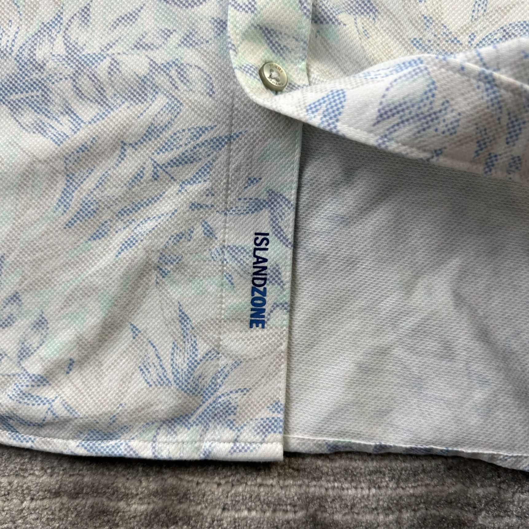 Tommy Bahama Tommy Bahama Shirt Mens 2XL San Lucio Button Up Islandzone Performance Floral Long Sleeve Collared Casual Cotton Polyester Embroidered Flower Size US XXL / EU 58 / 5 - 6 Thumbnail
