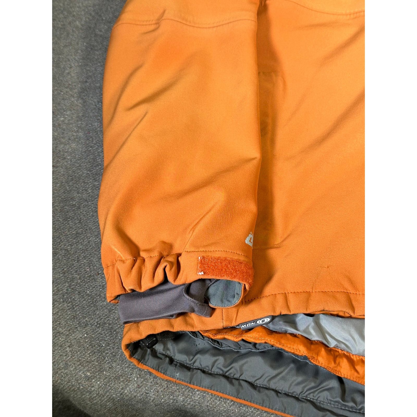 Salomon Vintage Salomon Lab Orange Full-Zip Softshell Ski Jacket Size US L / EU 52-54 / 3 - 3 Thumbnail