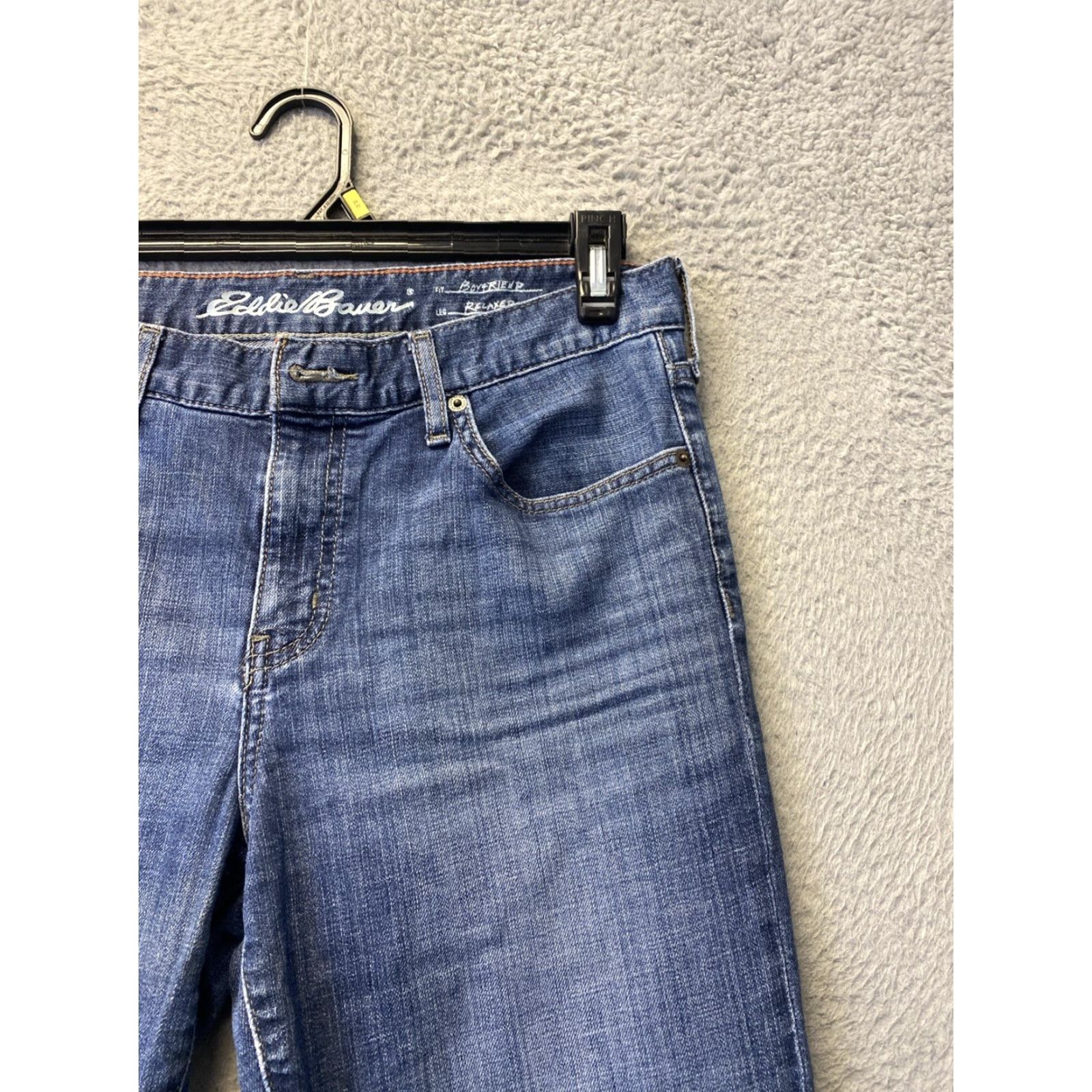 Eddie Bauer Eddie Bauer Boyfriend Jeans Womens 6 Mid Rise Stretch 163-26 Size 28" / US 6 / IT 42 - 2 Thumbnail