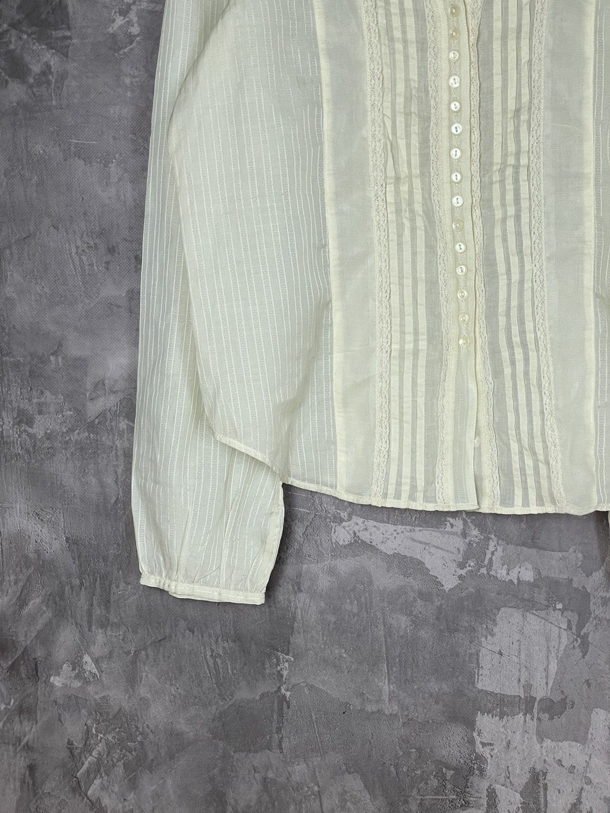 Denim & Supply Ralph Lauren × Polo Ralph Lauren Ralph Lauren Denim And Supply Italian Old Money Blouse Size L / US 10 / IT 46 - 5 Thumbnail